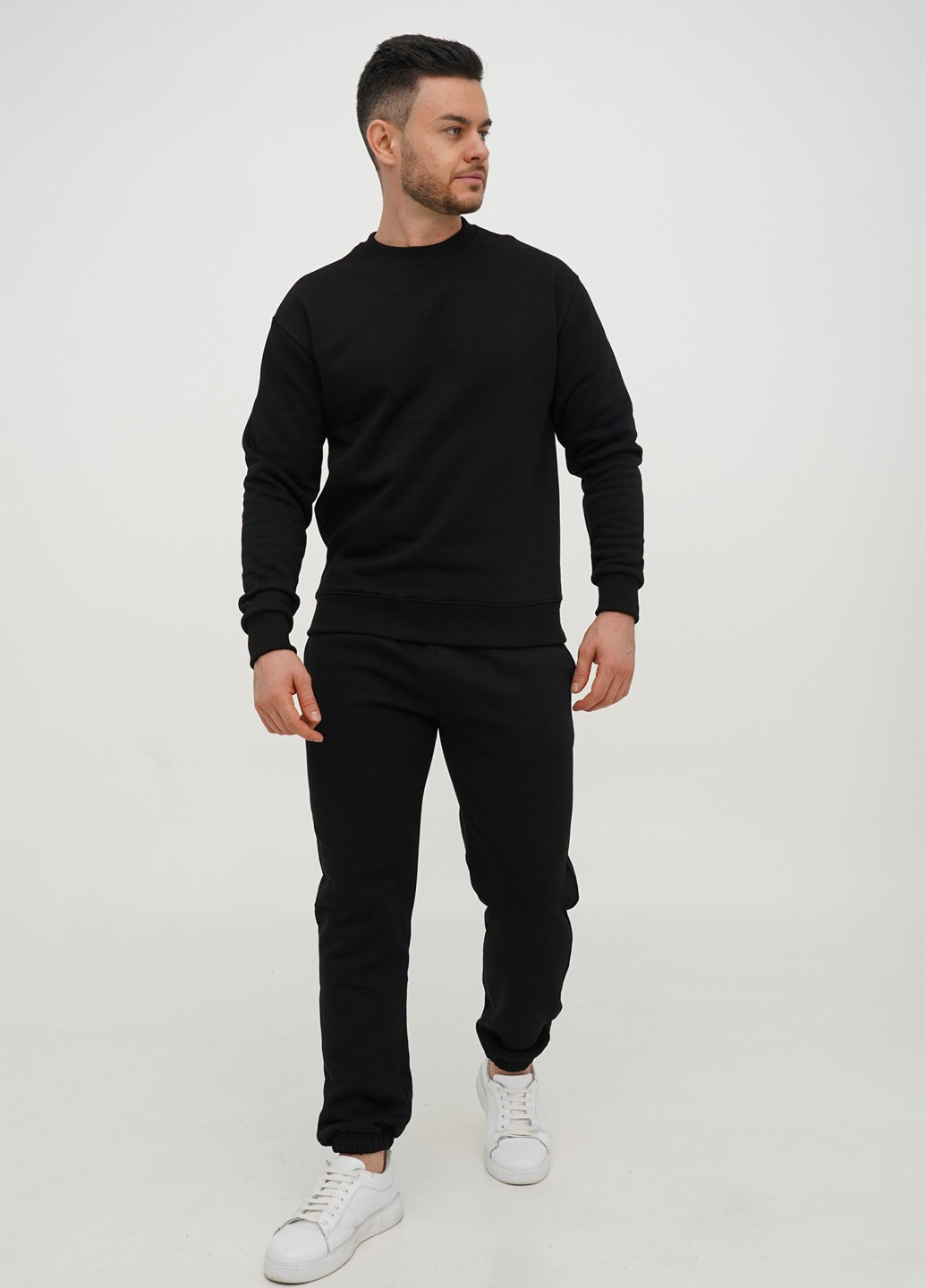 Черные спортивные зимние джоггеры брюки Trend Collection