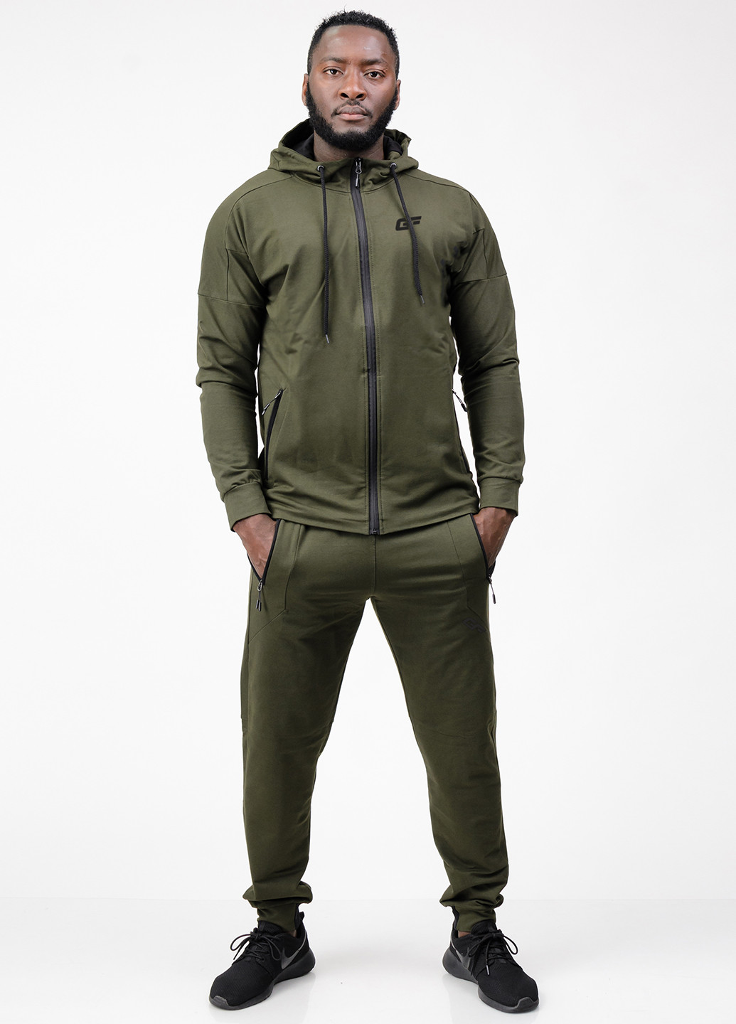 Костюм (толстовка, брюки) Go Fitness (191719530)