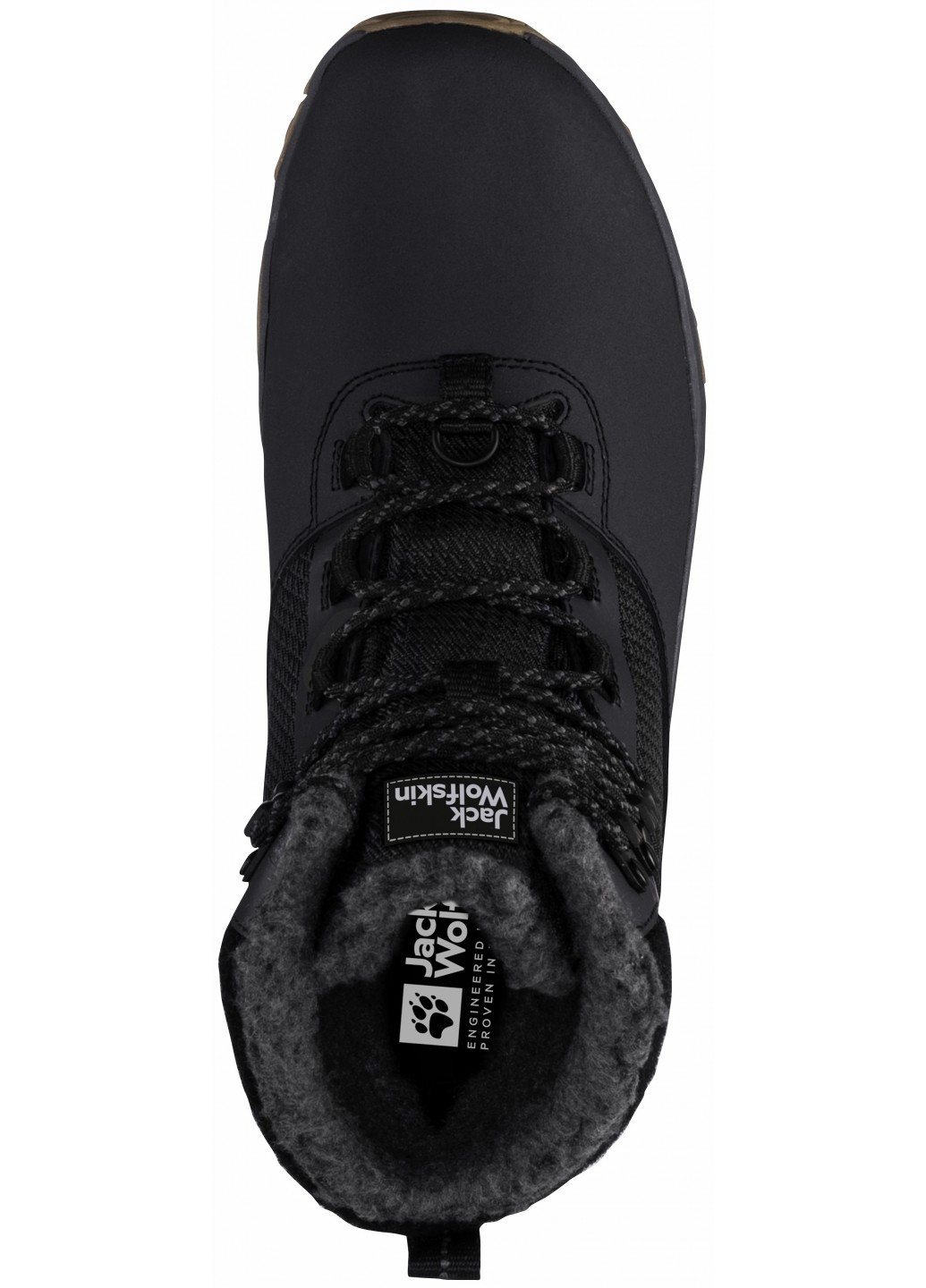 Черные зимние ботинки Jack Wolfskin