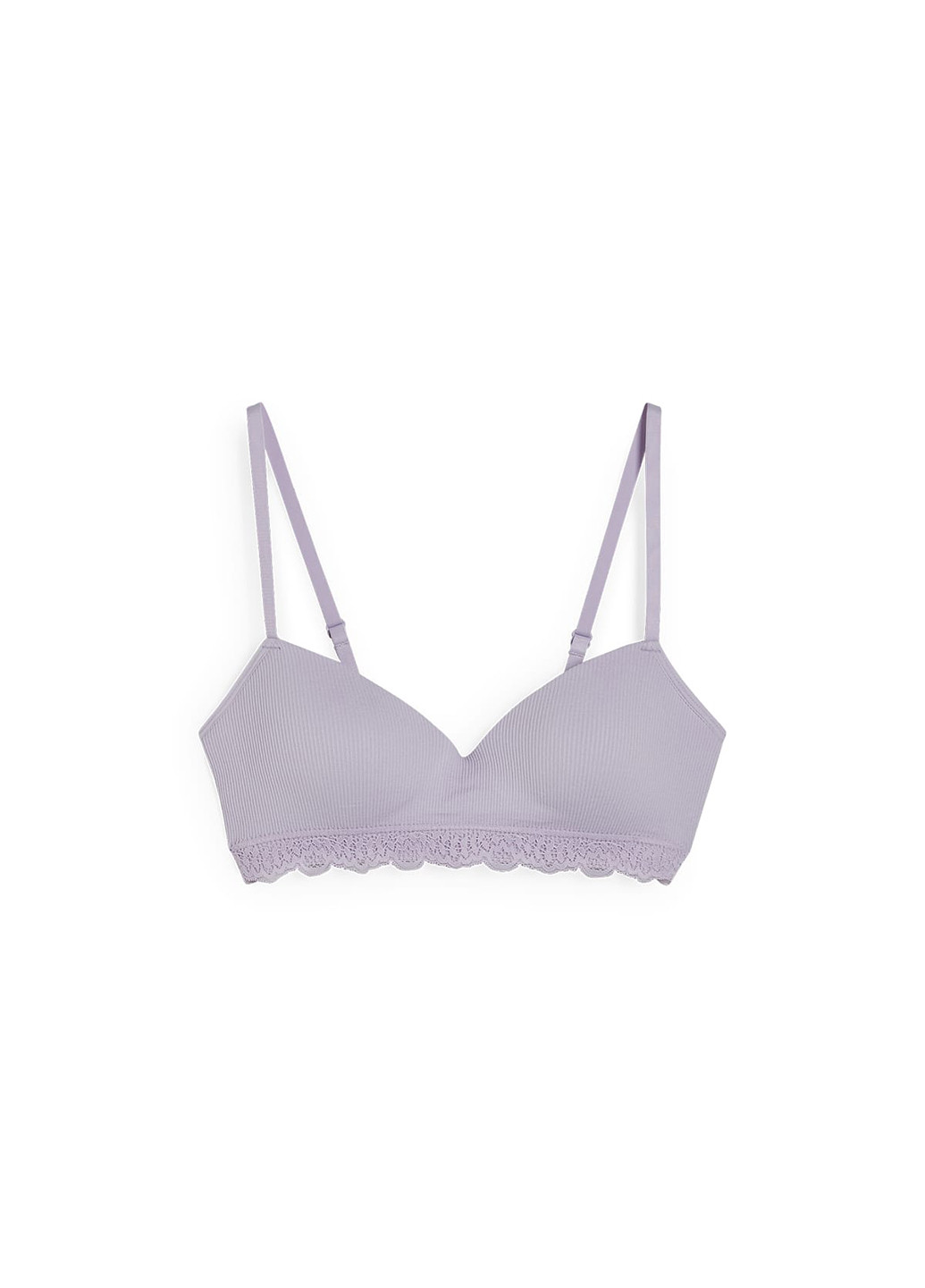 Сиреневый топ бюстгальтер C&A без косточек полиамид