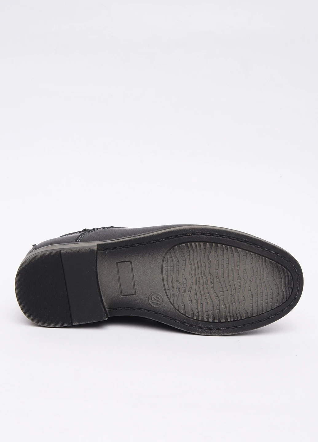 Темно-синие туфли детские мальчик темно-синие размер 27 без шнурков Let's Shop