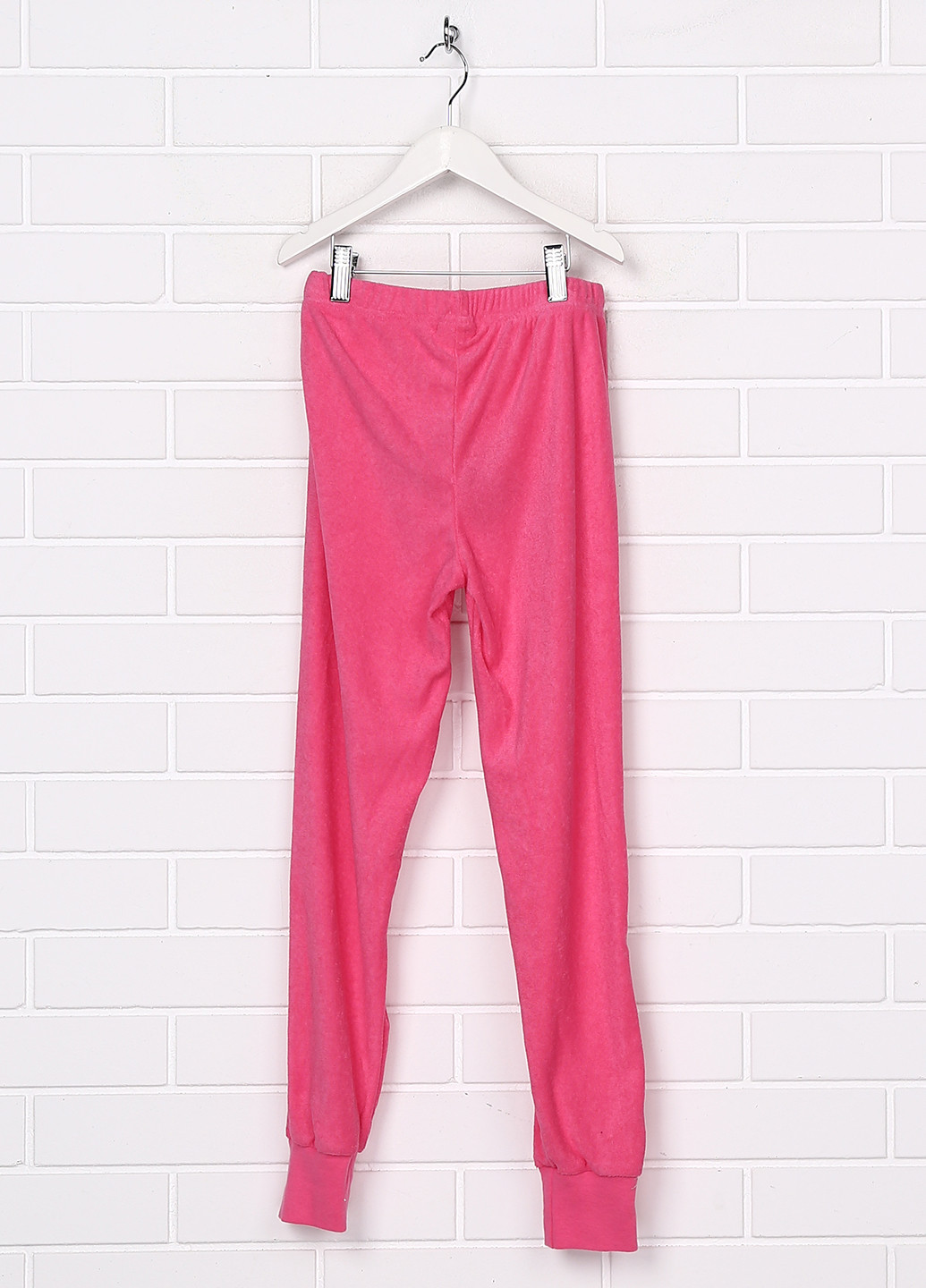 Розовые домашние демисезонные прямые брюки Alive