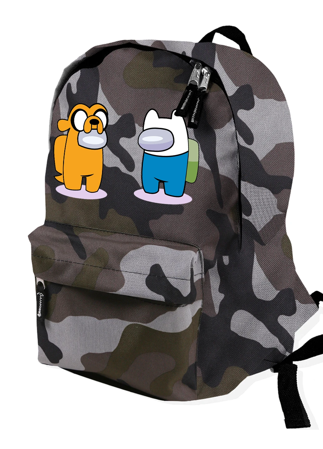 Детский рюкзак Амонг Ас Время приключений Фин и Джейк (Among Us Adventure Time Finn & Jake) (9263-2414) MobiPrint (217075302)