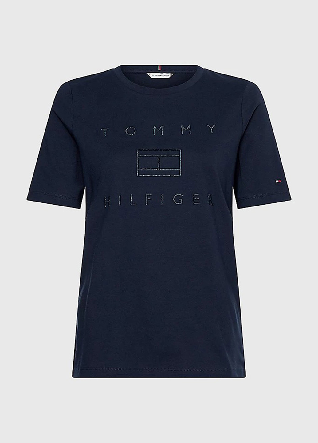 Темно-синя літня футболка Tommy Hilfiger