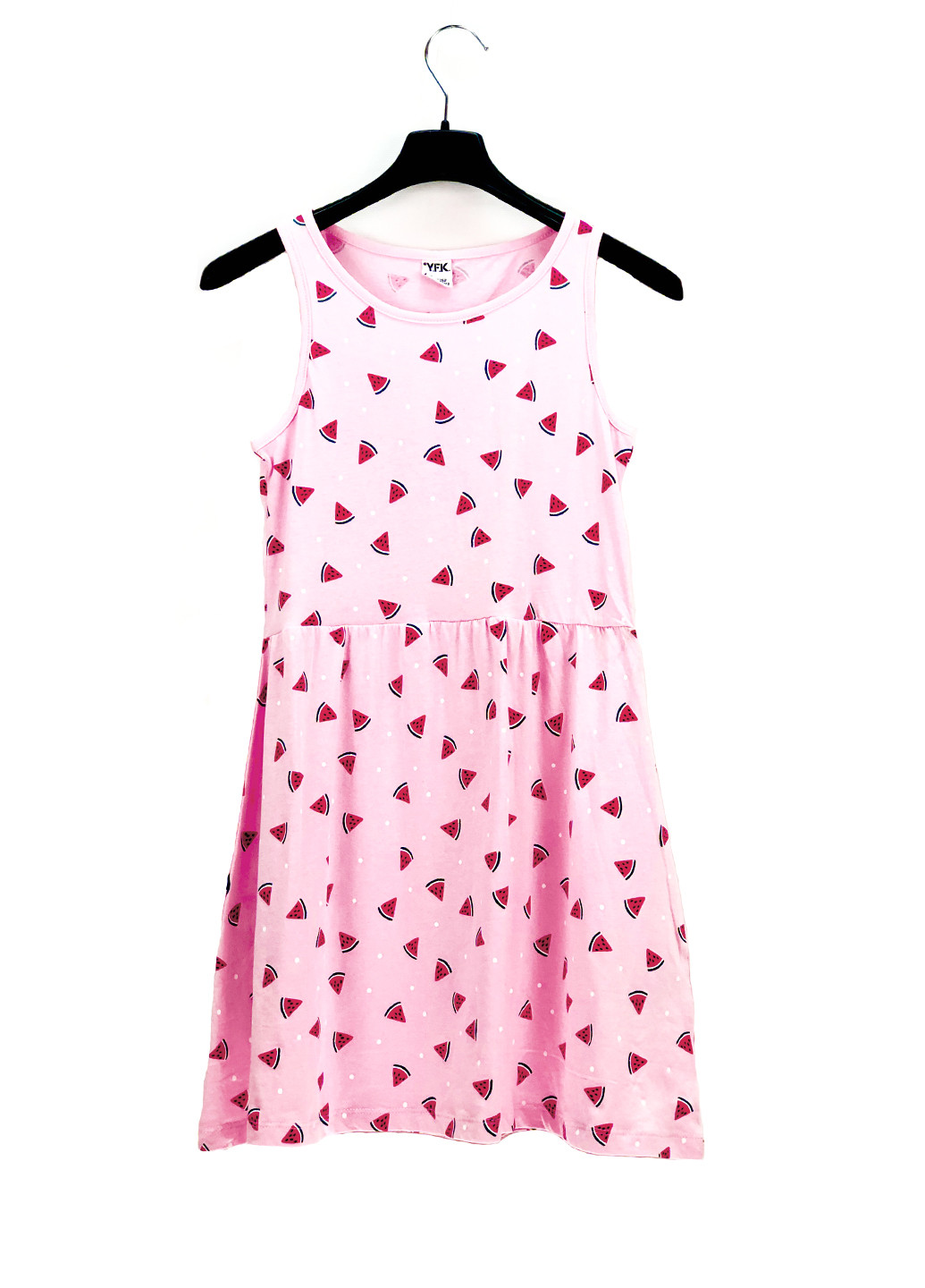 Рожева кежуал плаття, сукня Y.F.K. з малюнком