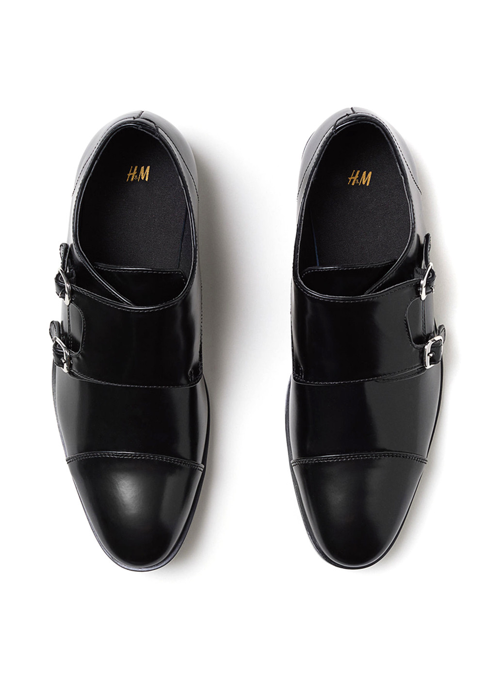 Черные кэжуал туфли H&M с ремешком