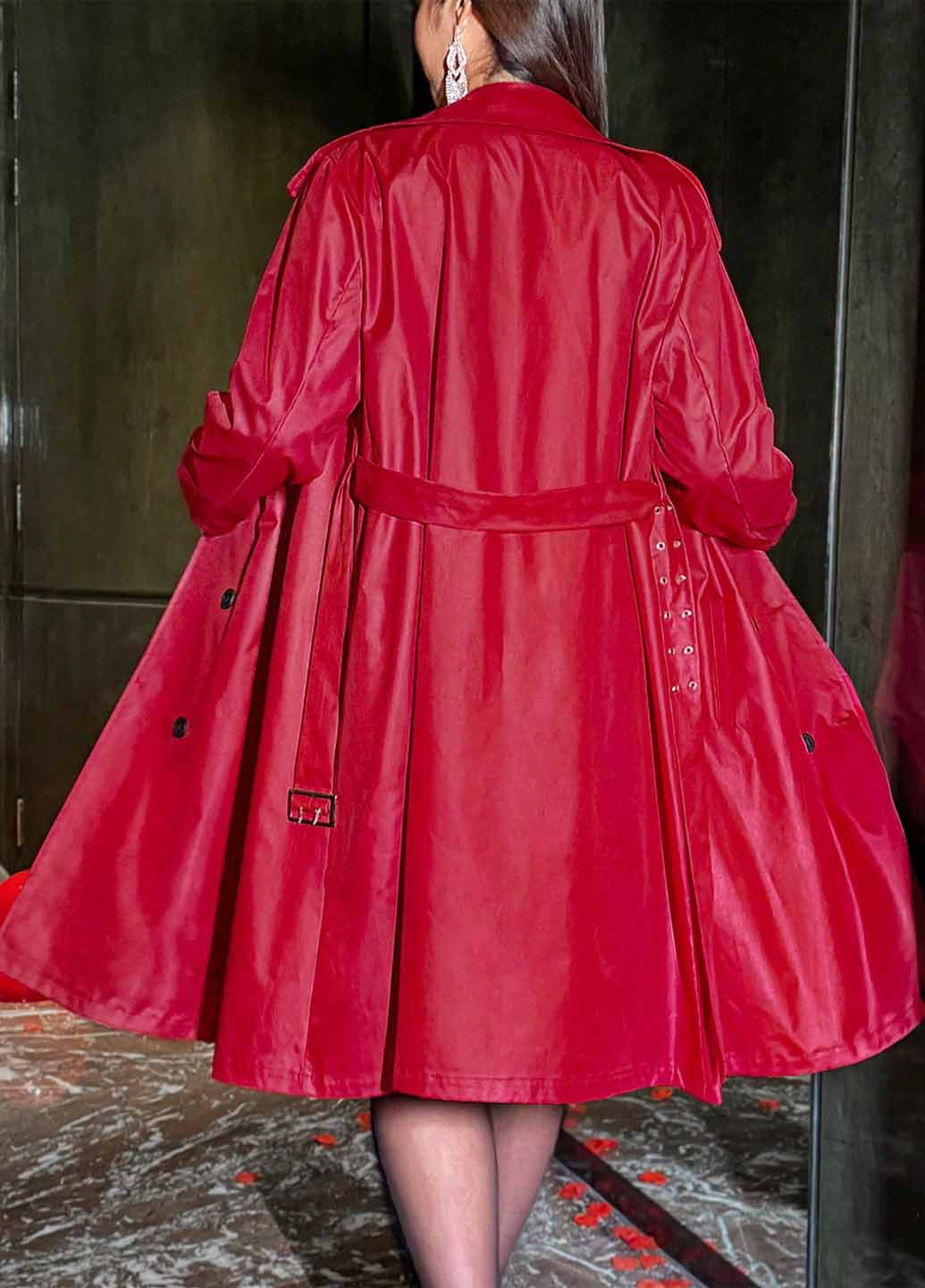 Плащ SHEIN тренчкот на гудзиках демісезон (367574055)