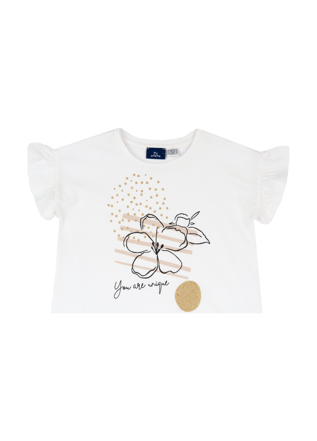Біла літня футболка Chicco