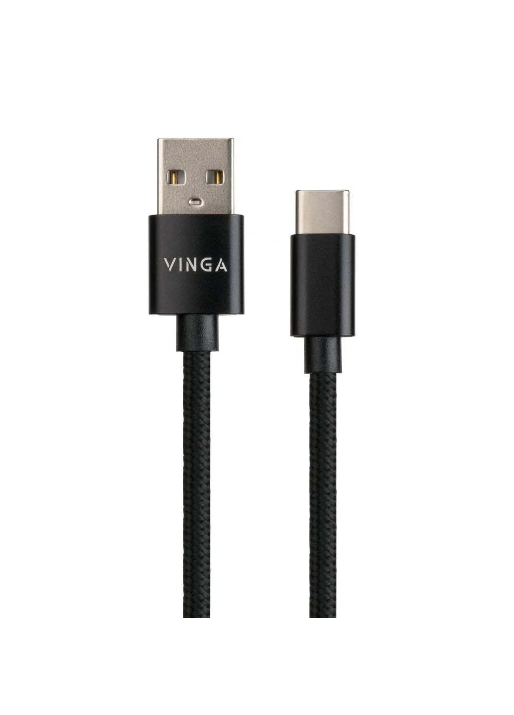 Дата кабель (VCPDCTCNB1BK) Vinga USB 2.0 AM to Type-C 1m nylon black (239382604)