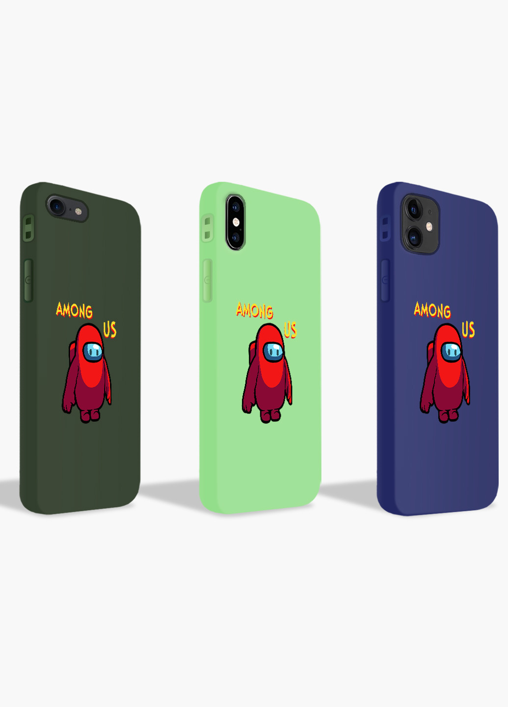 Чехол силиконовый Apple Iphone 8 plus Амонг Ас (Among Us) (6154-2411) MobiPrint (219566263)