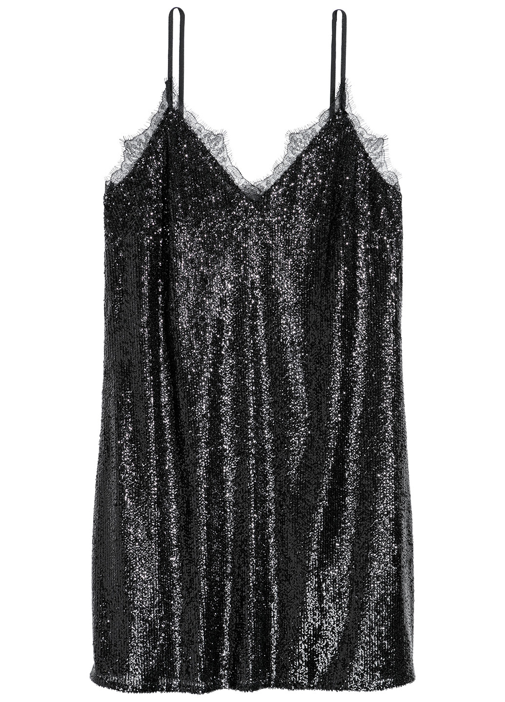 Черное коктейльное платье с открытыми плечами H&M однотонное