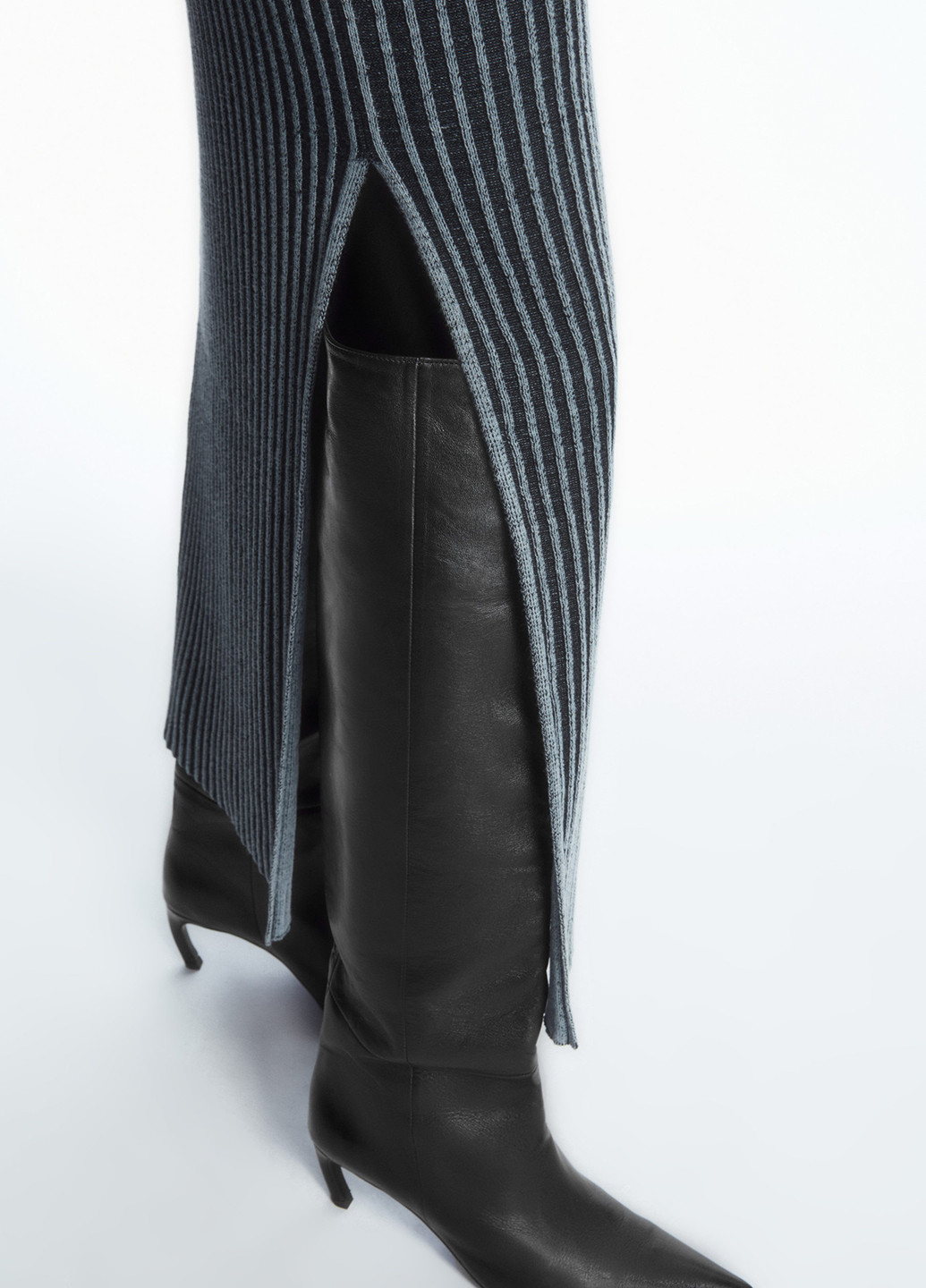 Комбінована кежуал сукня сукня светр Cos в смужку