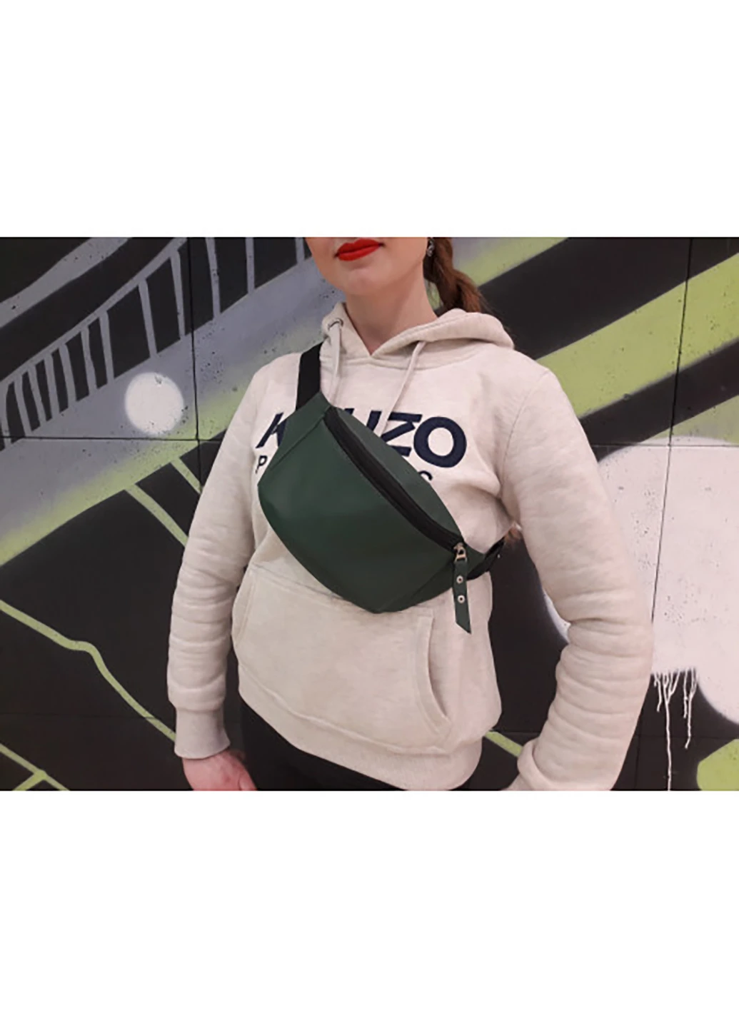 Женская сумка на пояс (бананка) 31х12х5 см Sambag (252133294)