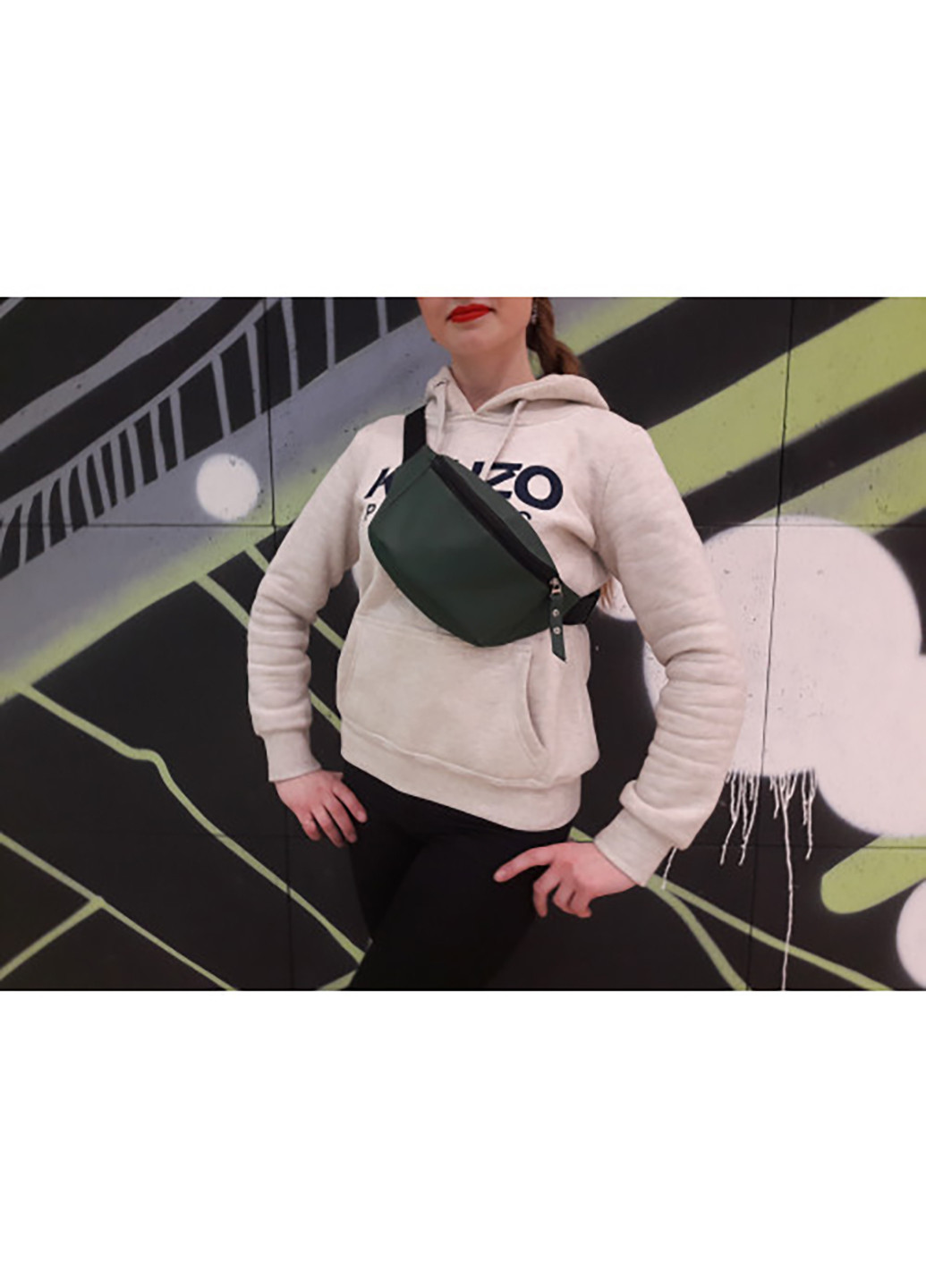 Женская сумка на пояс (бананка) 31х12х5 см Sambag (252133294)