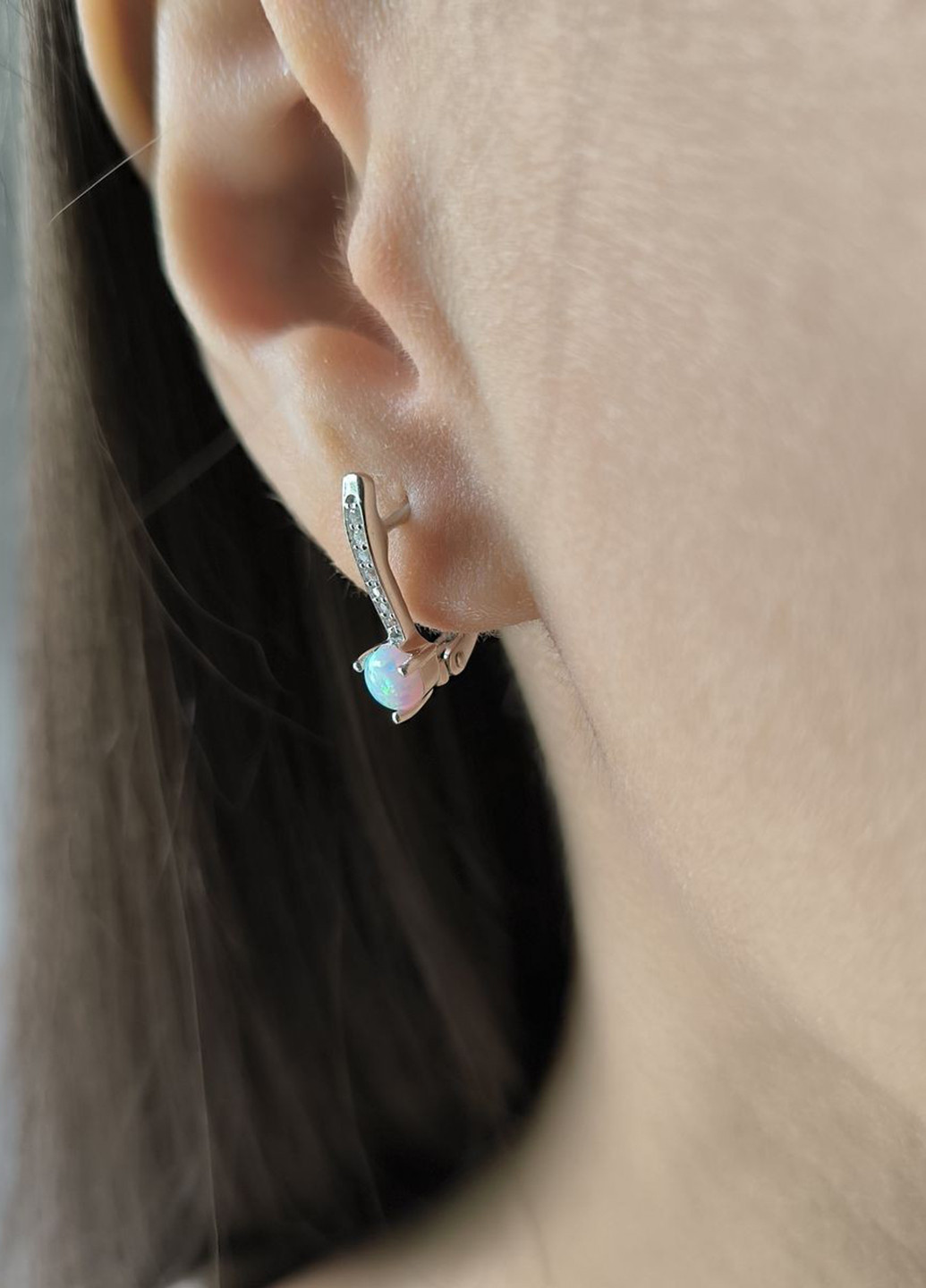 Сережки Silver Flame (369649348)