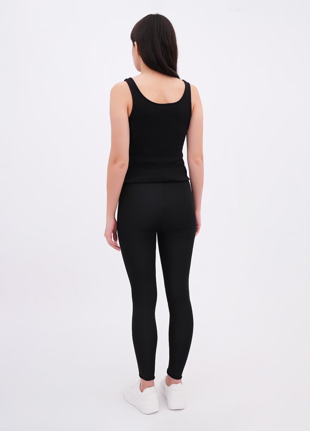 Черные демисезонные леггинсы EQUILIBRI