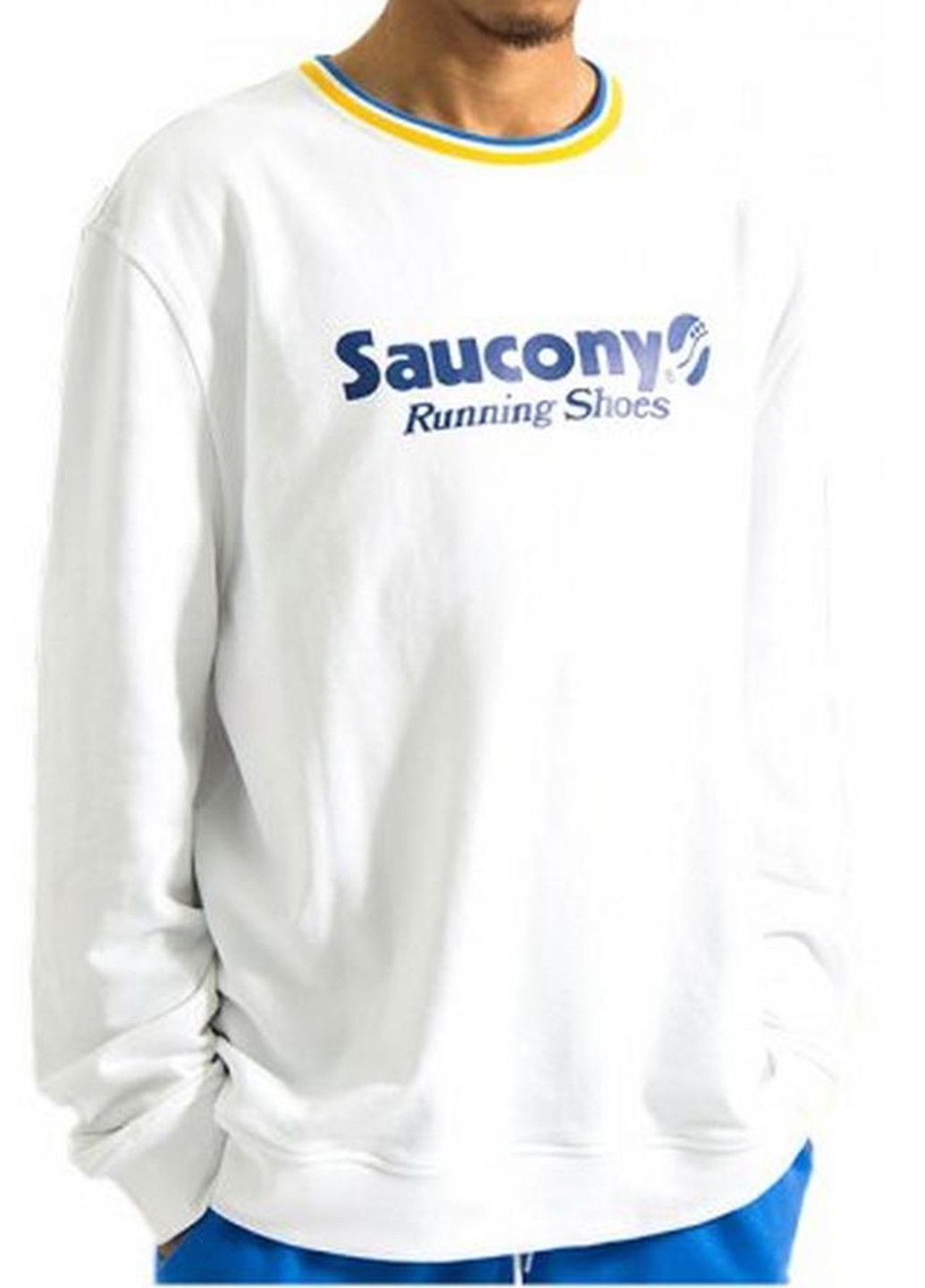 Свитшот Saucony - крой белый спортивный - (124187940)