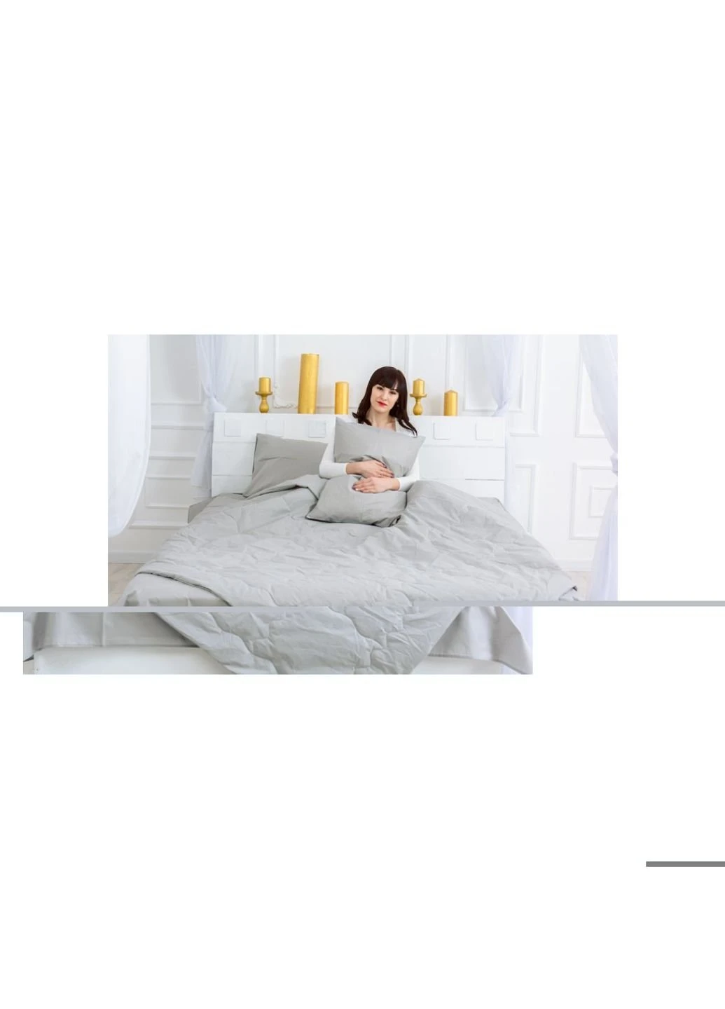 Одеяло MirSon антиалергенное Летнее BamBoo №2376 Light Gray 220x240 (2200003031898) No Brand (254011283)