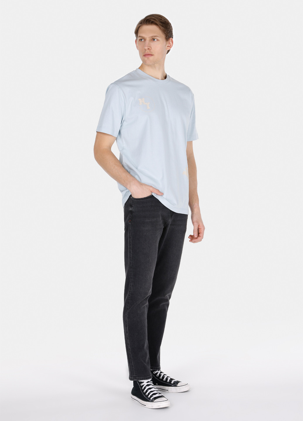 Світло-блакитна футболка Colin's