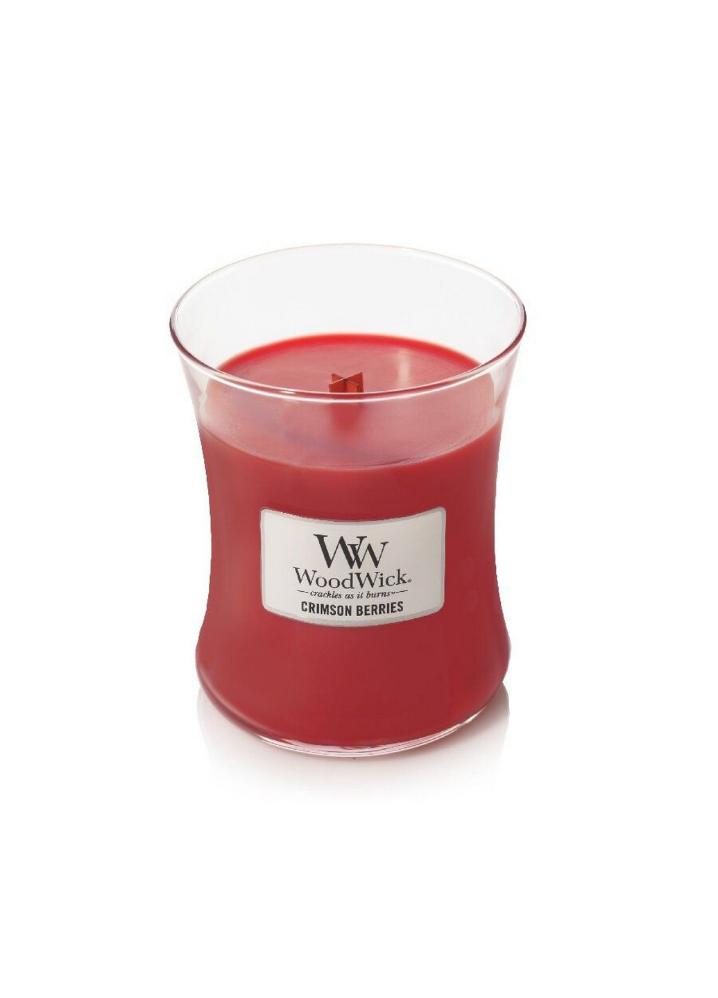 Ароматическая свеча в стекле Medium Crimson Berries 275 г (92080E) WoodWick (227516035)