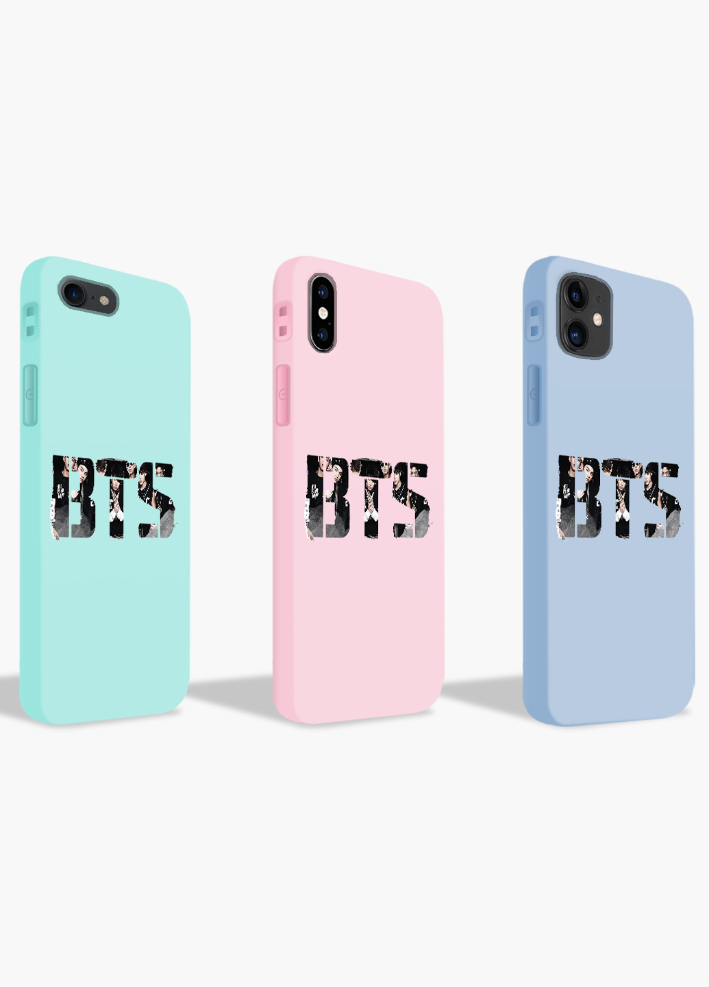 Чохол силіконовий Apple Iphone Xs БТС (BTS) (8938-1101) MobiPrint (219356709)