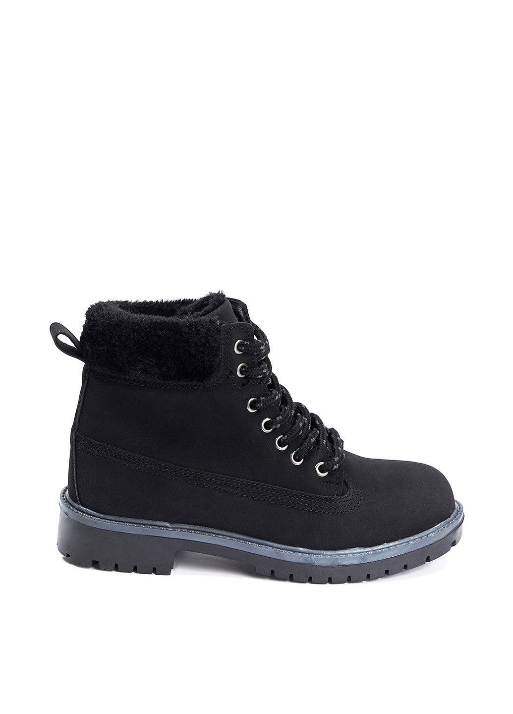Черные кэжуал зимние ботинки DeFacto