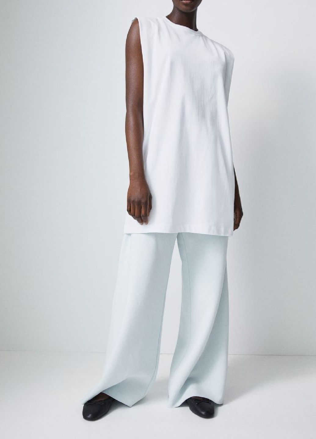 Білий спортивна плаття, сукня H&M однотонна