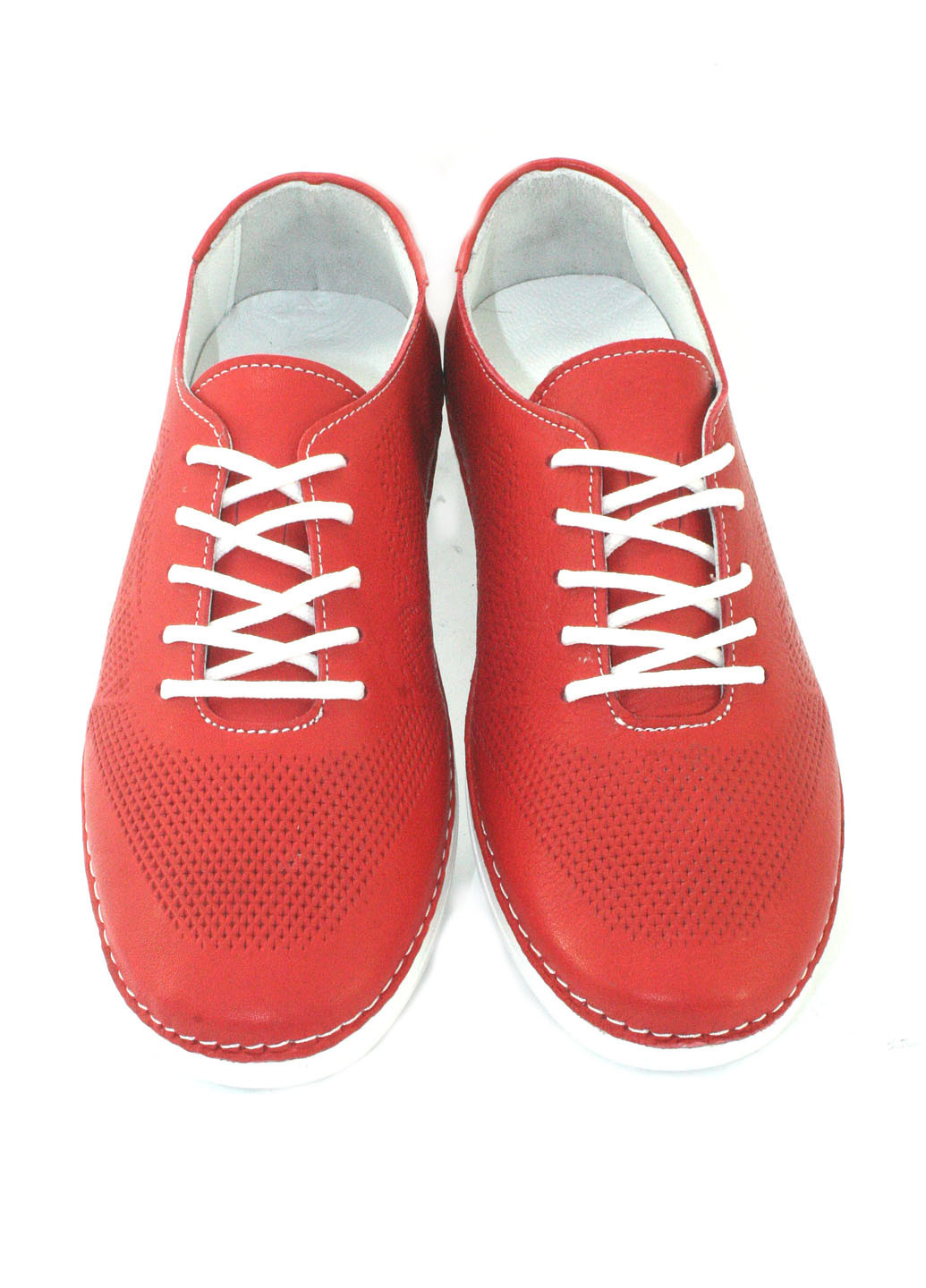Красные всесезонные кроссовки No Brand