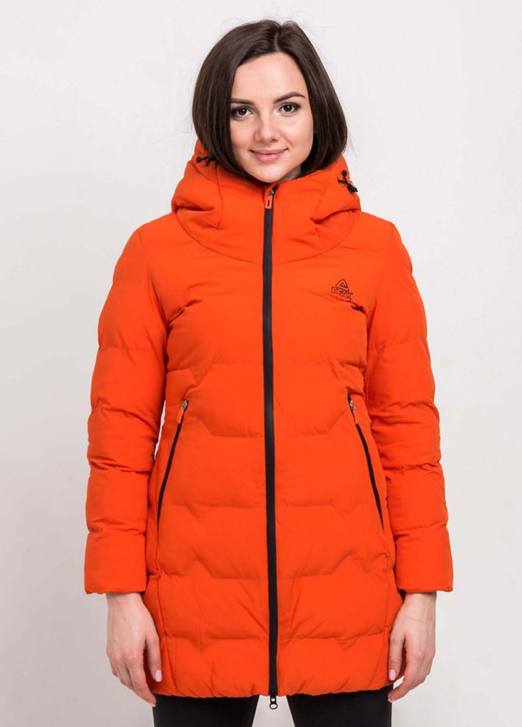 Оранжевая зимняя куртка Peak