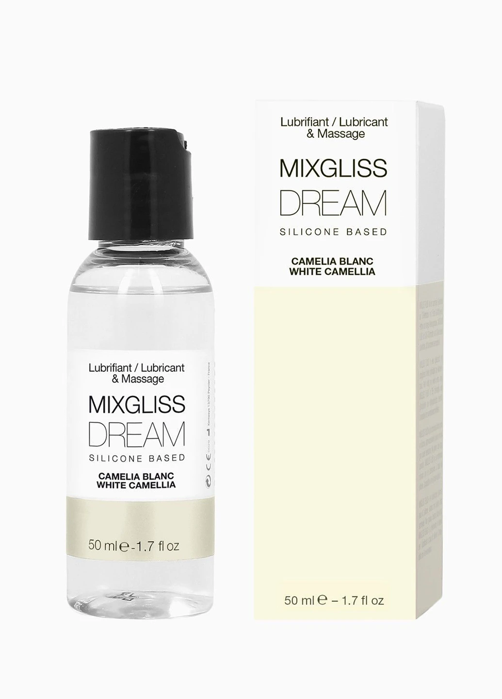 Лубрикант на силіконовій основі DREAM-CAMELIA BLANC (50 мл) з ароматом білої камелії MixGliss (254151531)