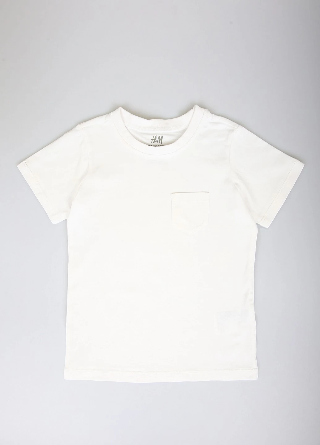 Белая демисезонная футболка H&M
