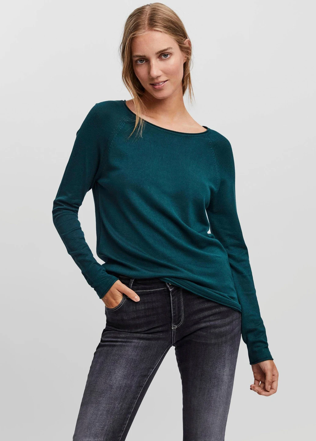 Зелений демісезонний светр Vero Moda