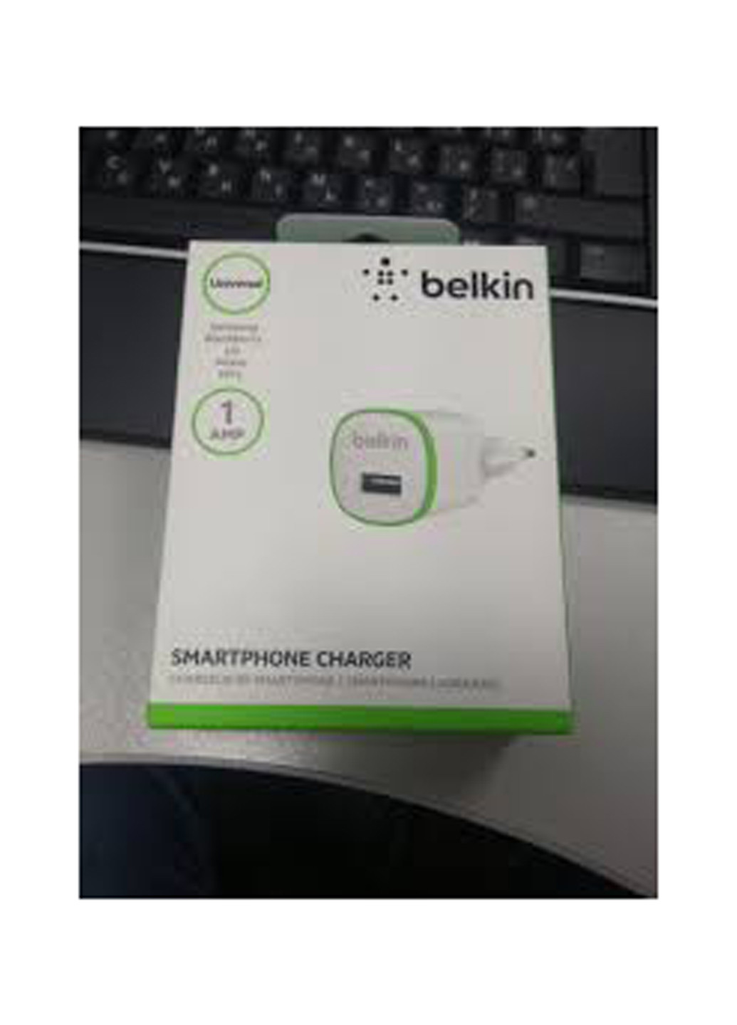 Сетевое ЗУ Belkin USB HomeCharger (USB 1A ), UNI, 5V, White (F8J013vfWHT) белое