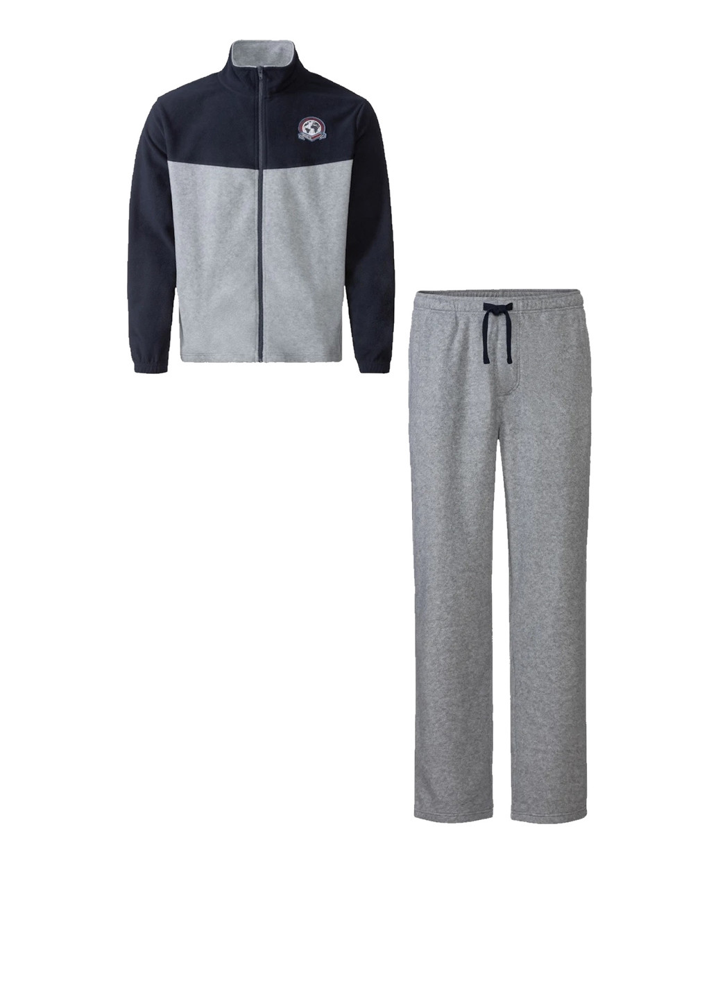 Сіро-синій демісезонний костюм (толстовка, штани) Livergy
