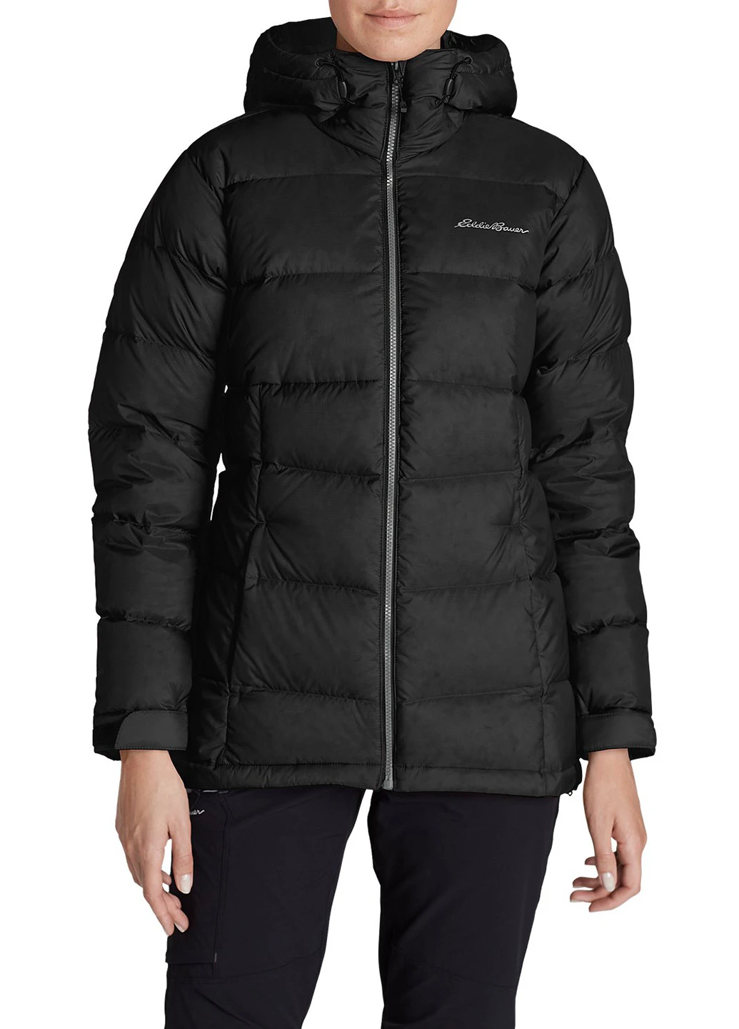 Черная демисезонная куртка Eddie Bauer
