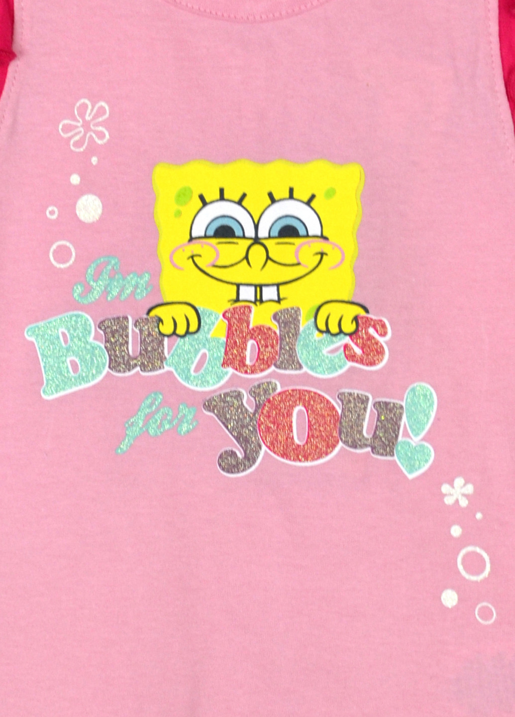 Розовая летняя футболка Nickelodeon