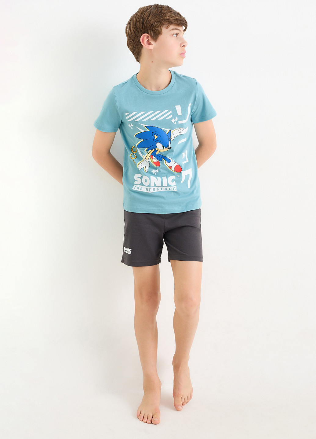 Комбинированная всесезон пижама (футболка, шорты) футболка + шорты C&A