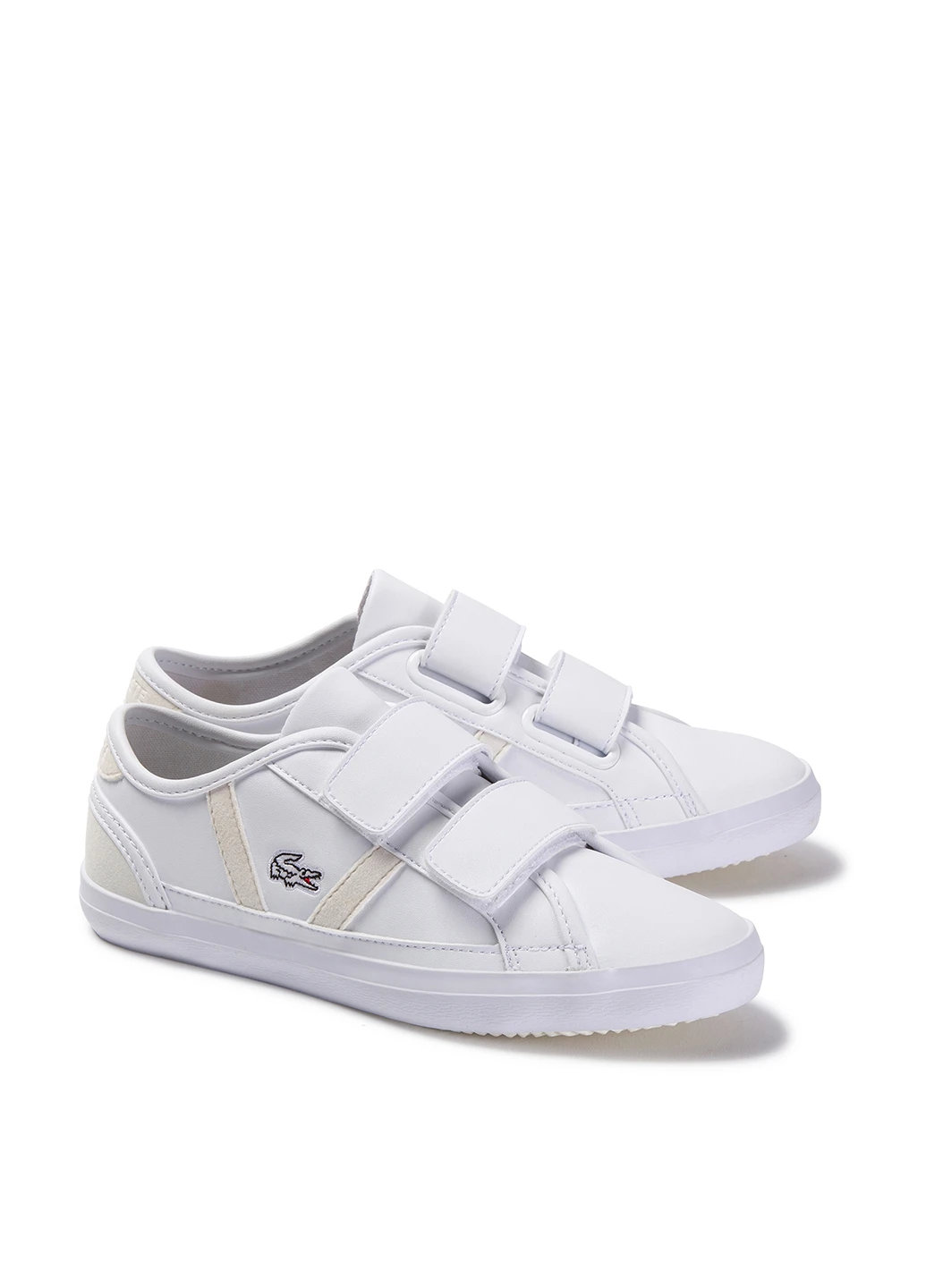 Белые кеды Lacoste
