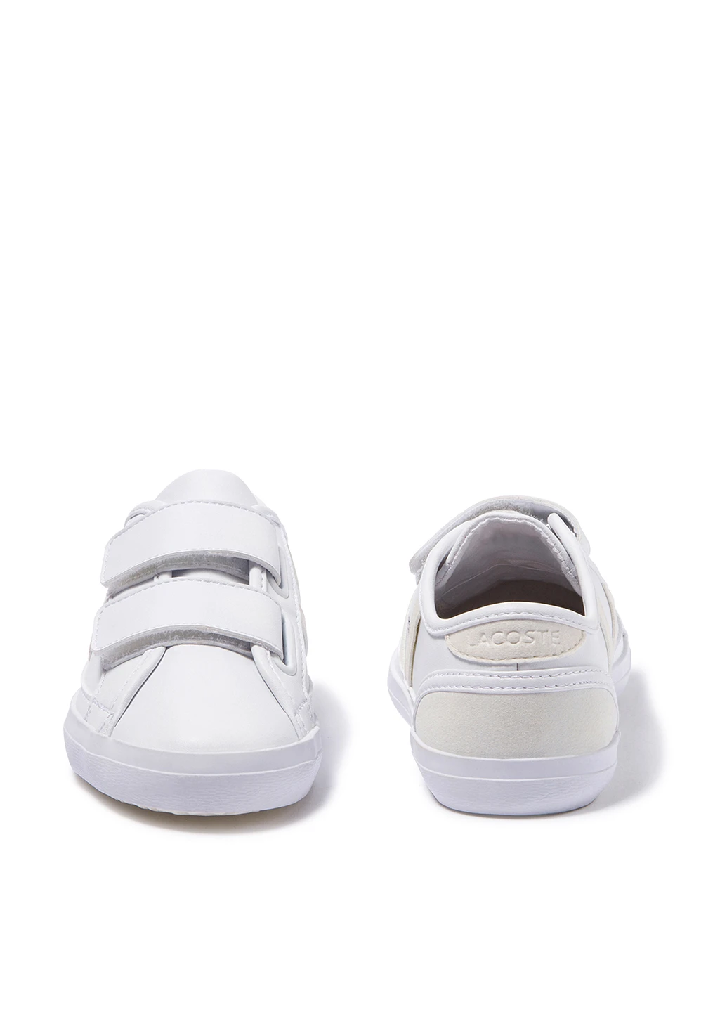 Белые кеды Lacoste