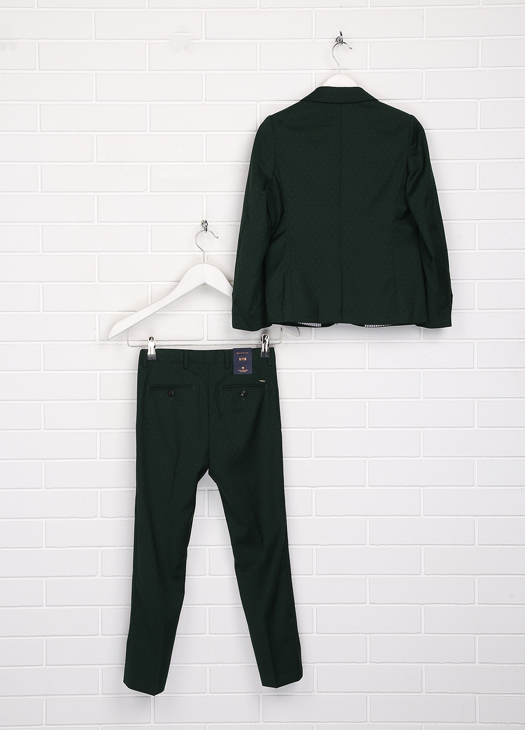 Темно-зелений демісезонний костюм (піджак, брюки) брючний Scotch&Soda