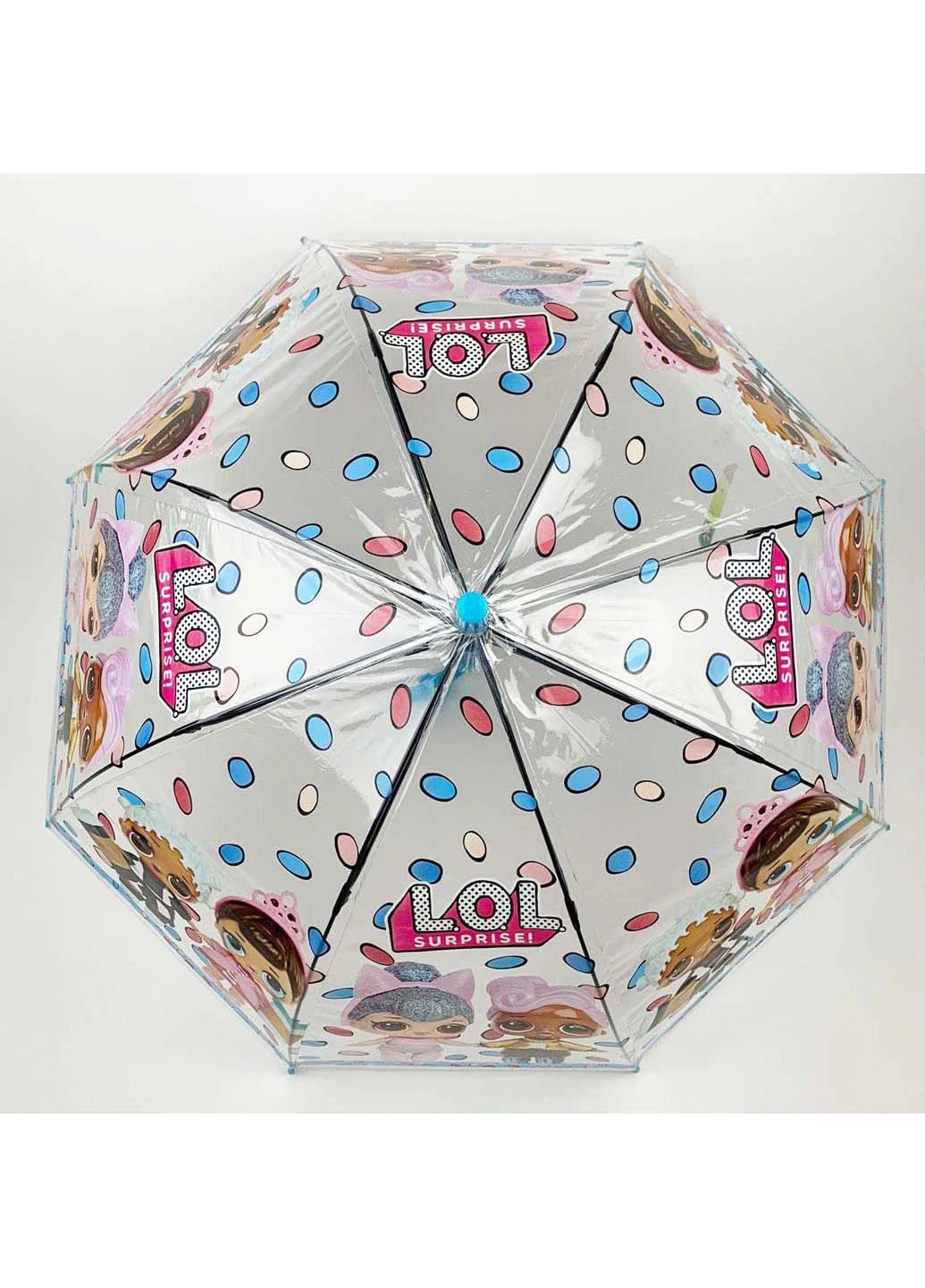 Голубой детский зонт-трость полуавтомат Paolo Rosi трость (254793560)