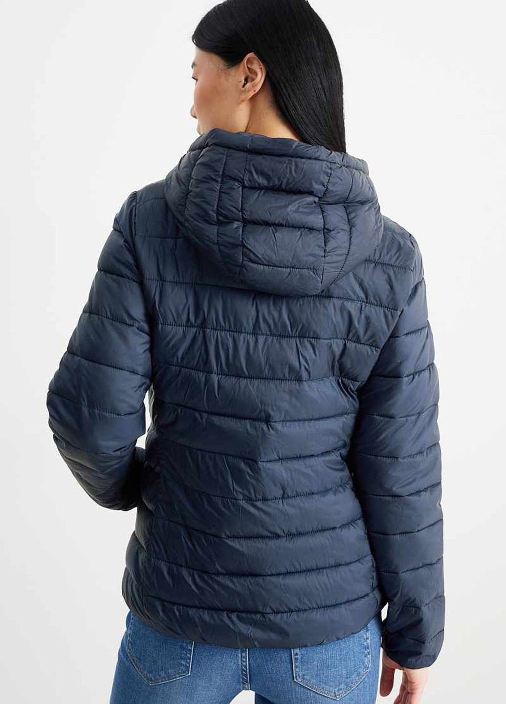 Темно-синя демісезонна куртка C&A