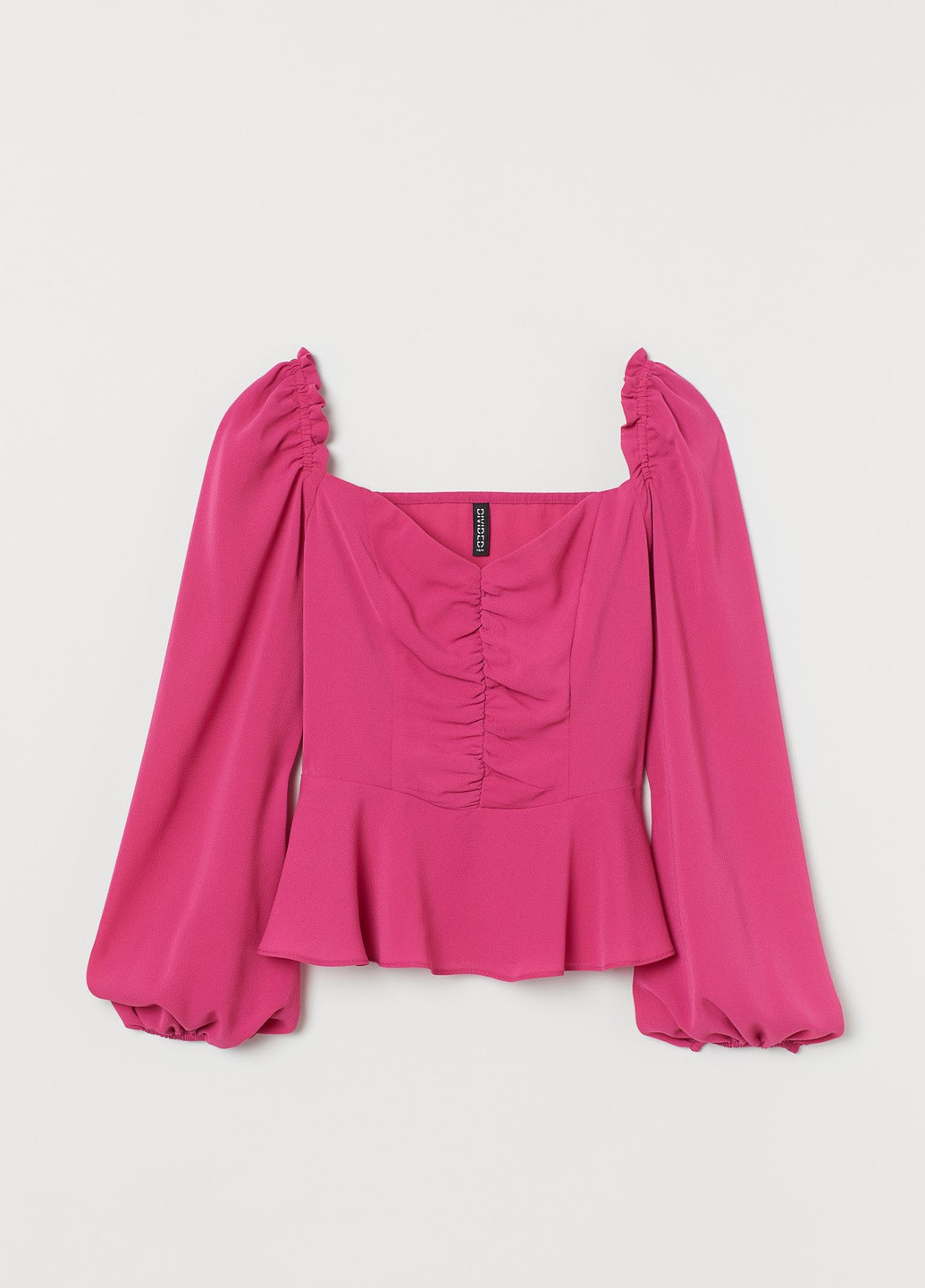 Фуксія блуза H&M
