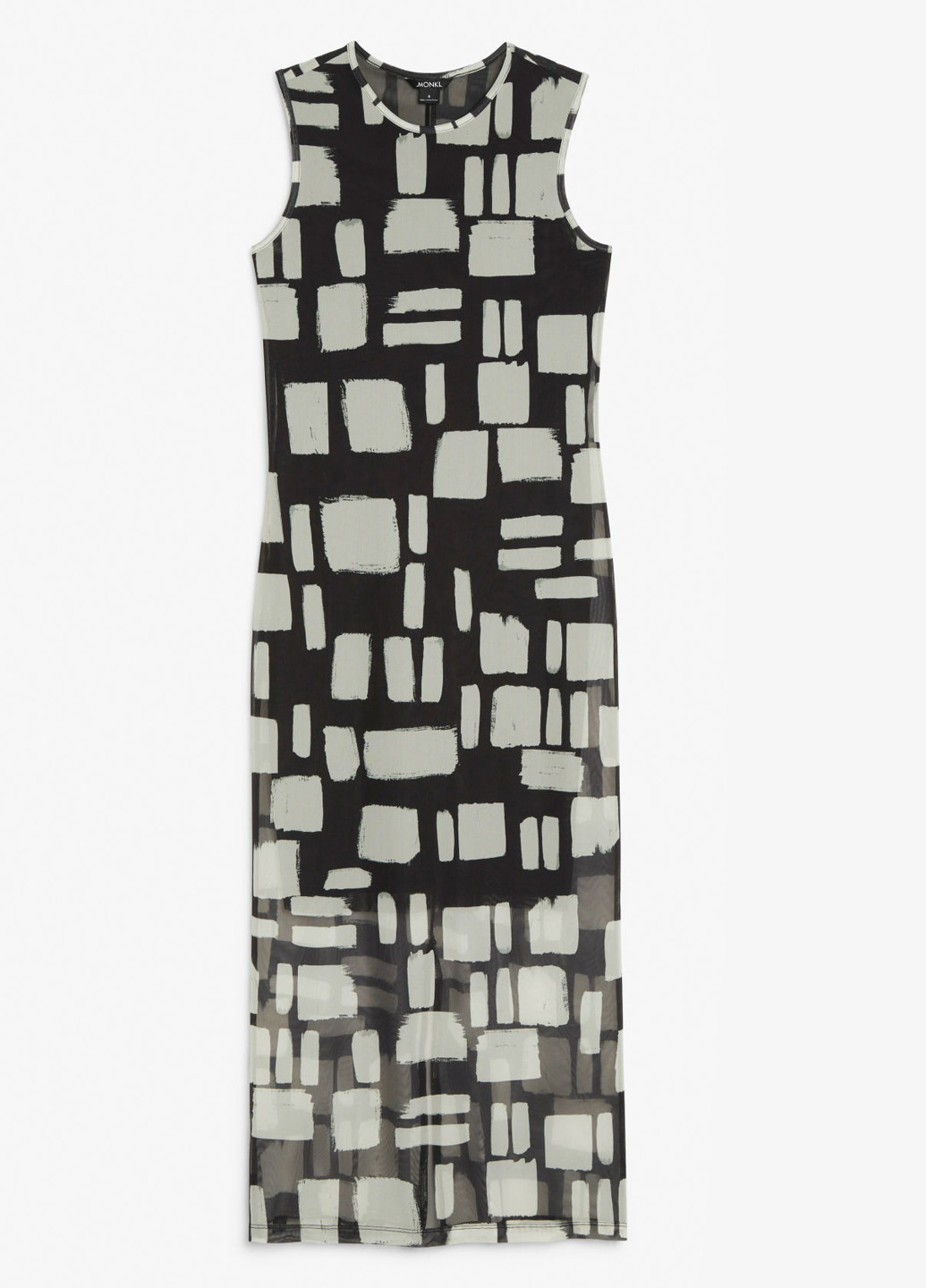 Комбинированное кэжуал платье Monki с геометрическим узором