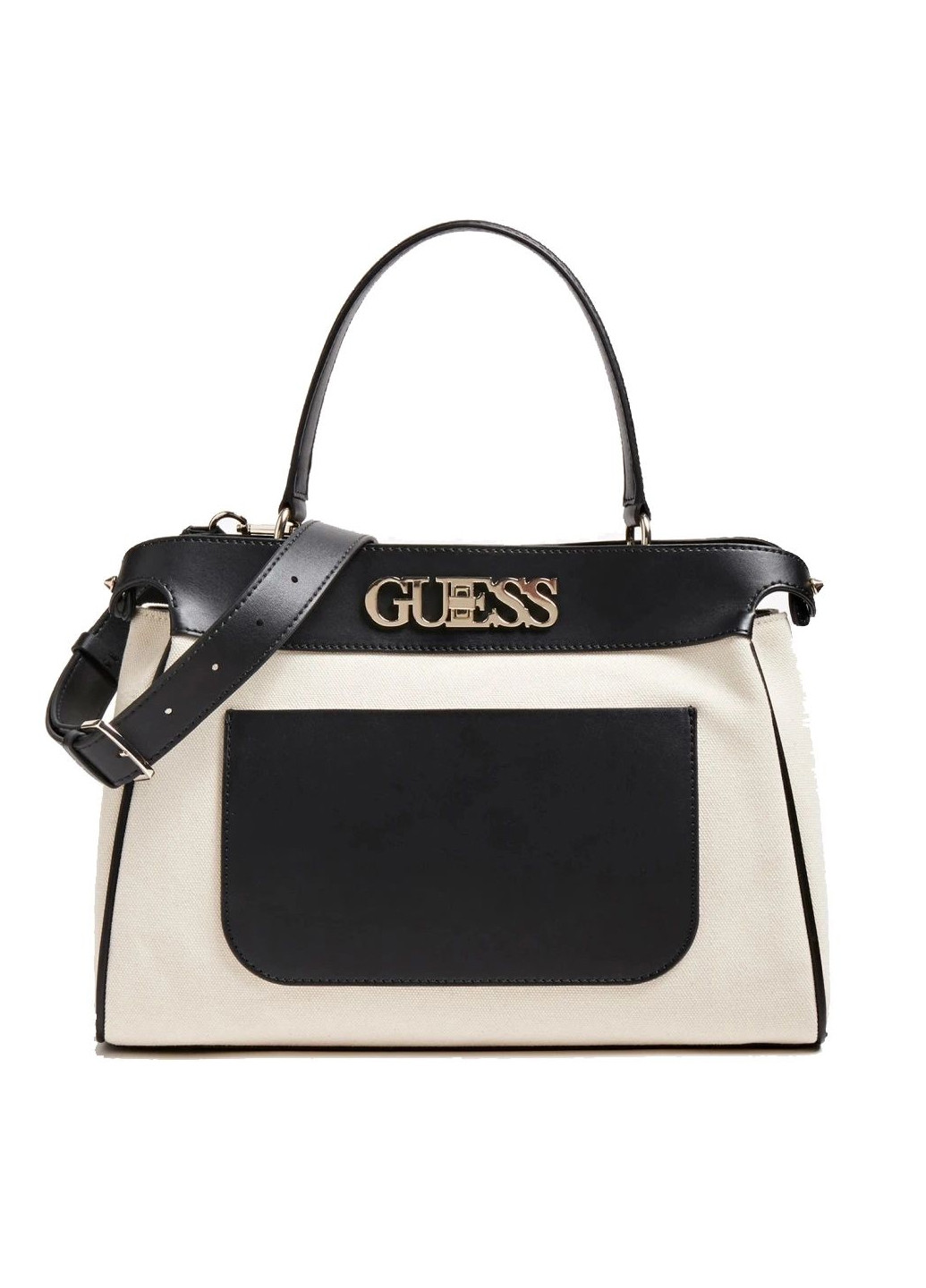 Guess uptown best sale chic turnlock satchel