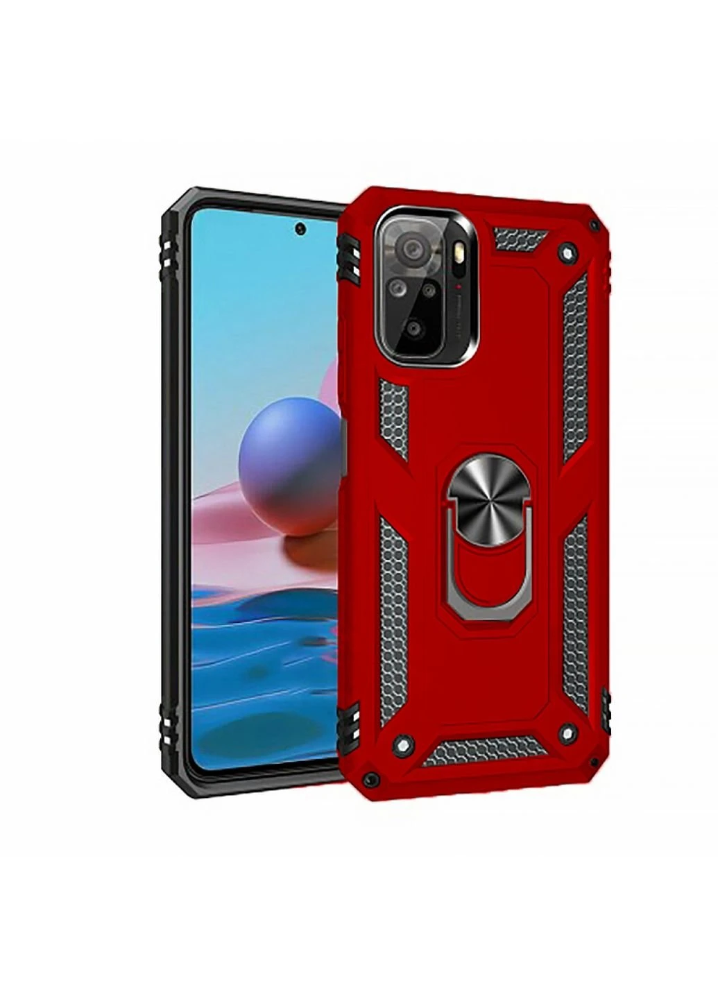 Чехол для мобильного телефона Military Xiaomi Redmi Note 10 Pro Red (706133) BeCover (252573130)