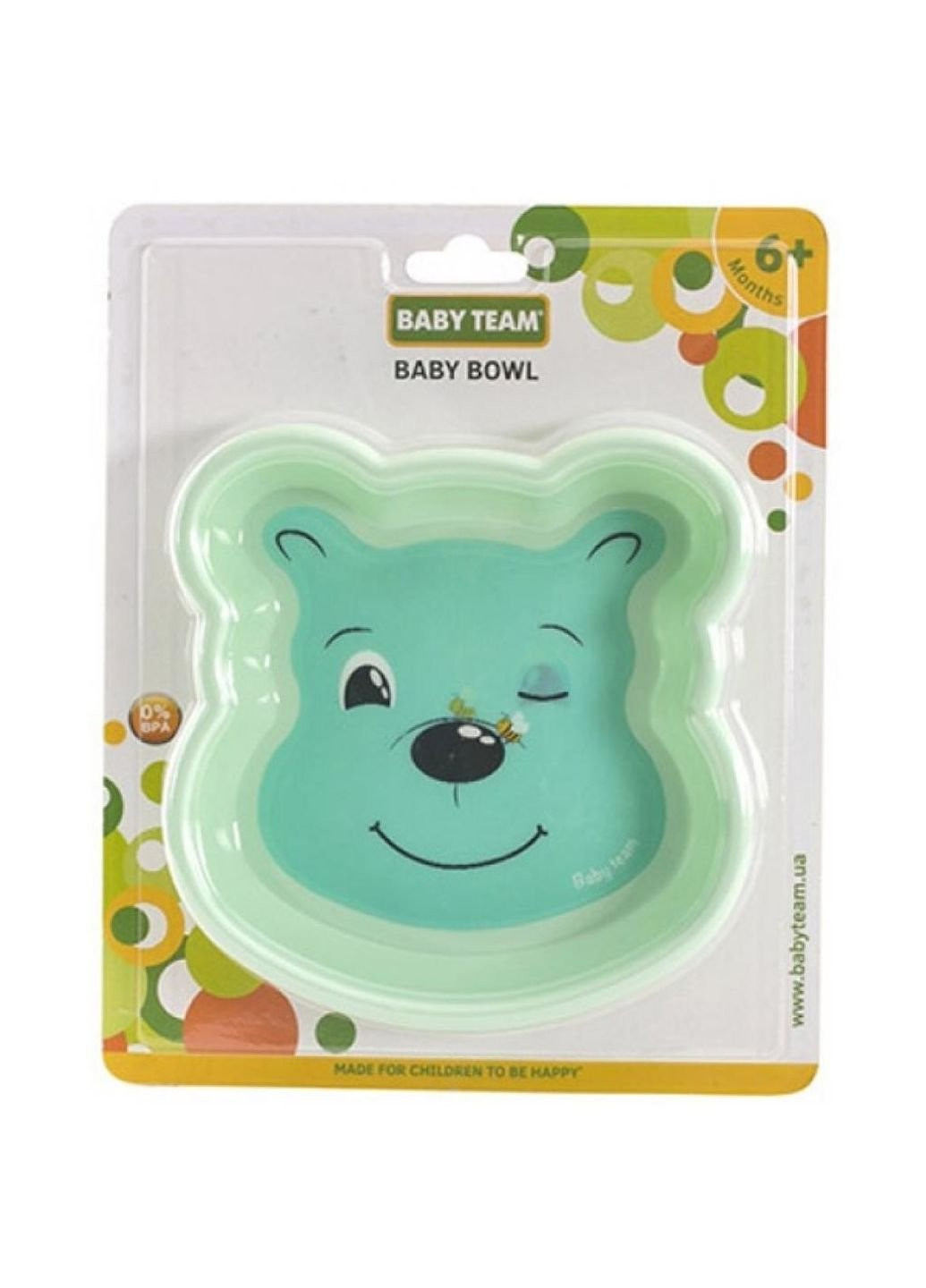 Набор детской посуды Тарелка Любимые зверушки Baby Team (252250003)