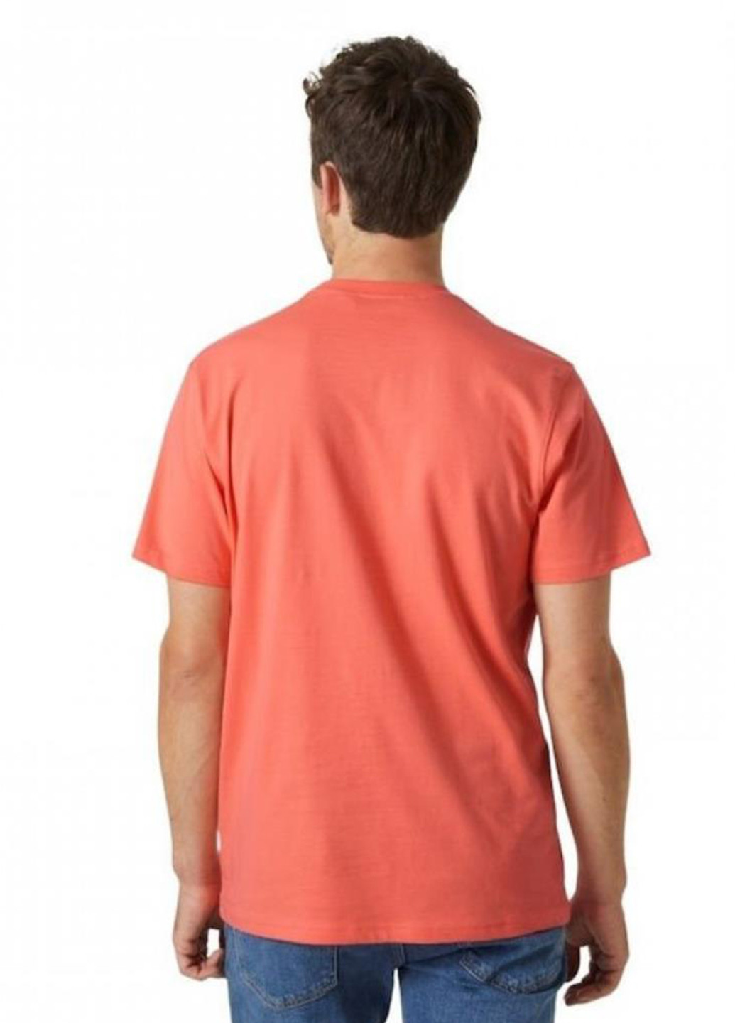 Персиковая футболка 53763-284 Helly Hansen RWB Graphic T-Shirt
