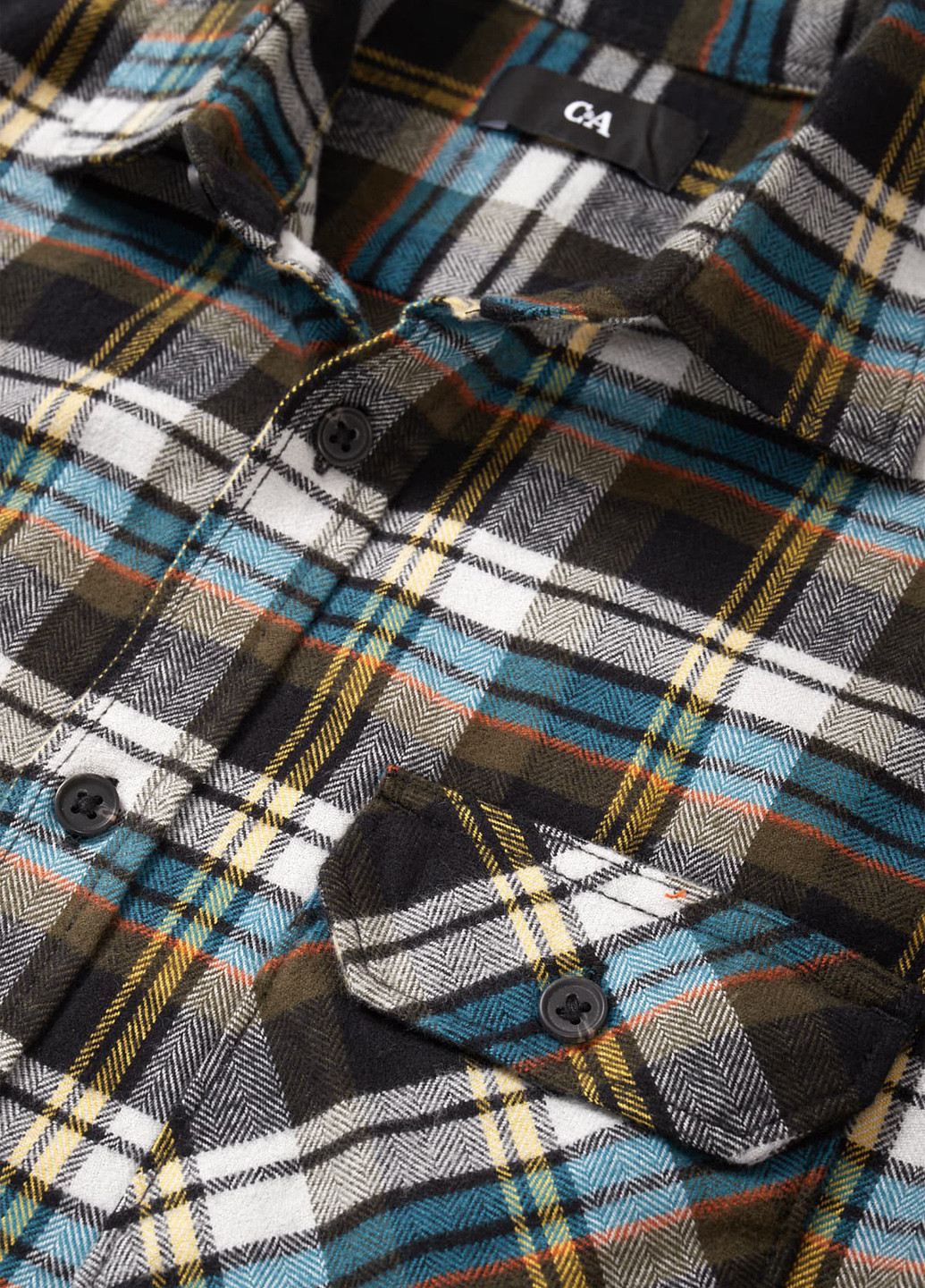 Серая кэжуал рубашка в клетку C&A