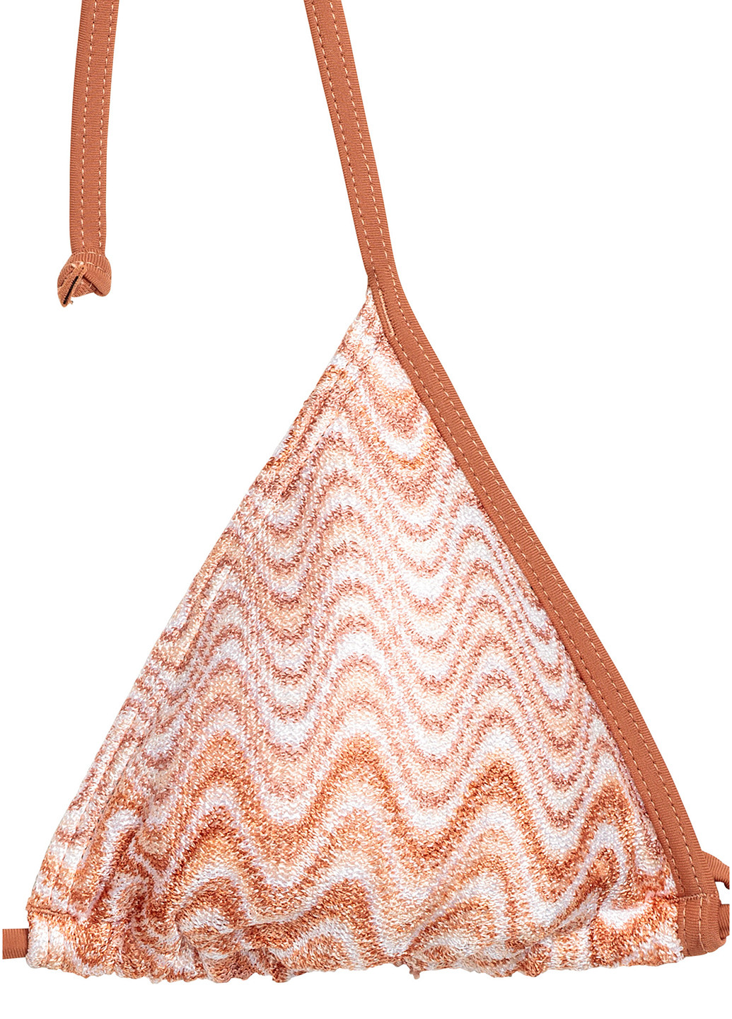 Купальный лиф H&M бикини геометрический пурпурный пляжный полиэстер
